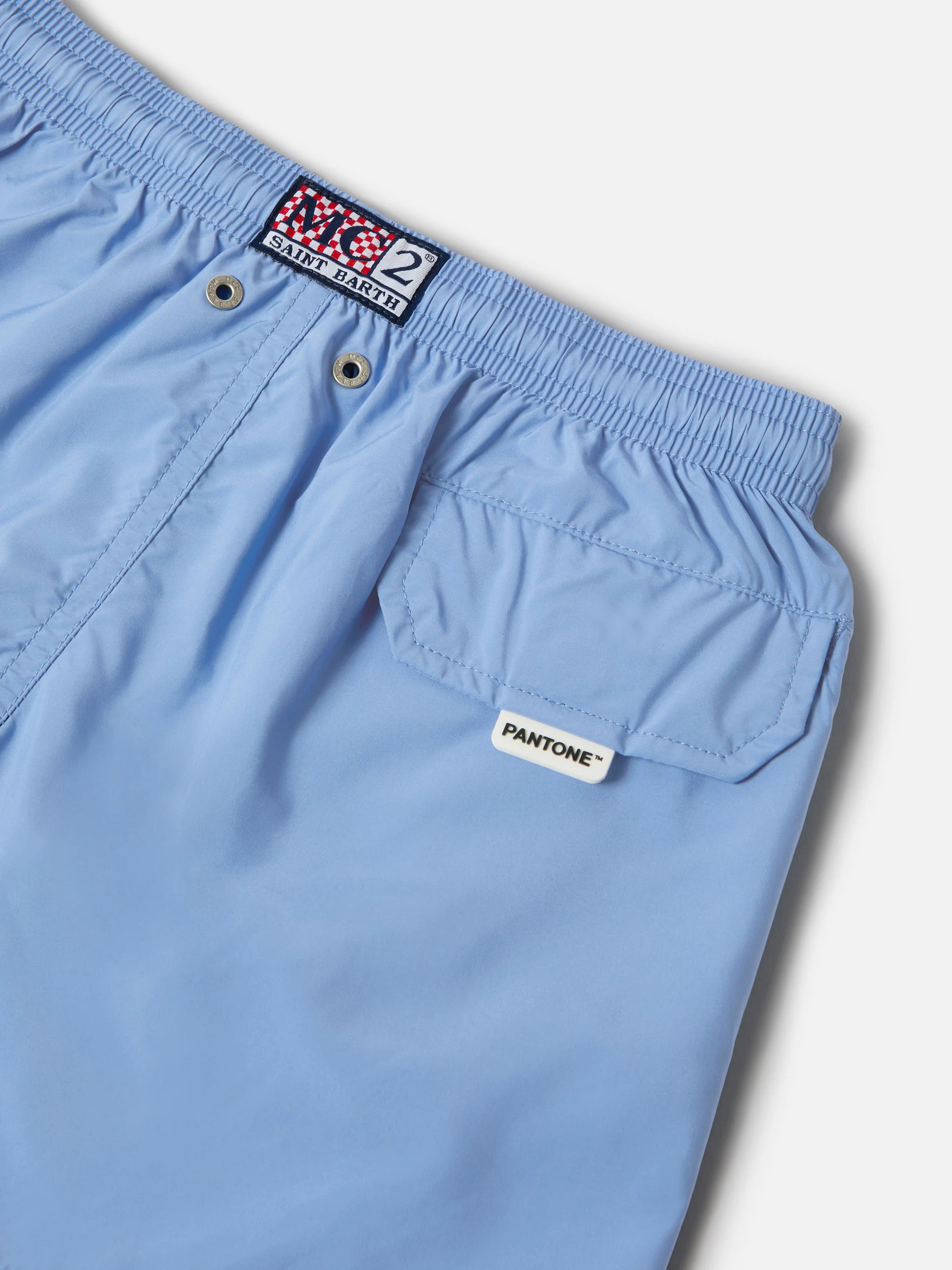 Jean Lighting Pantone swim shorts solid Cloud Blue - Image 3