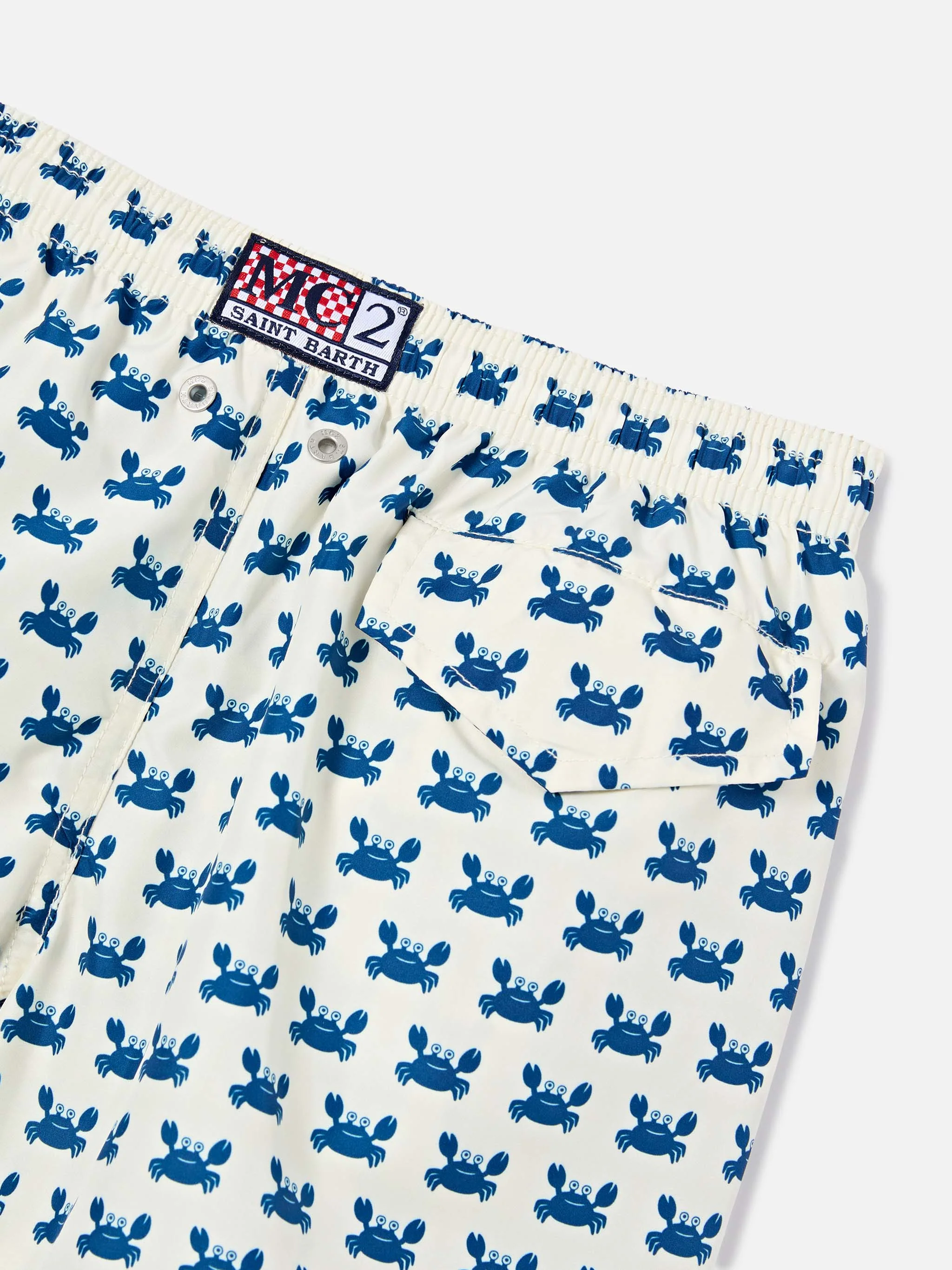 Jean Lighting swim shorts with Crab Gang all-over print - Image 3