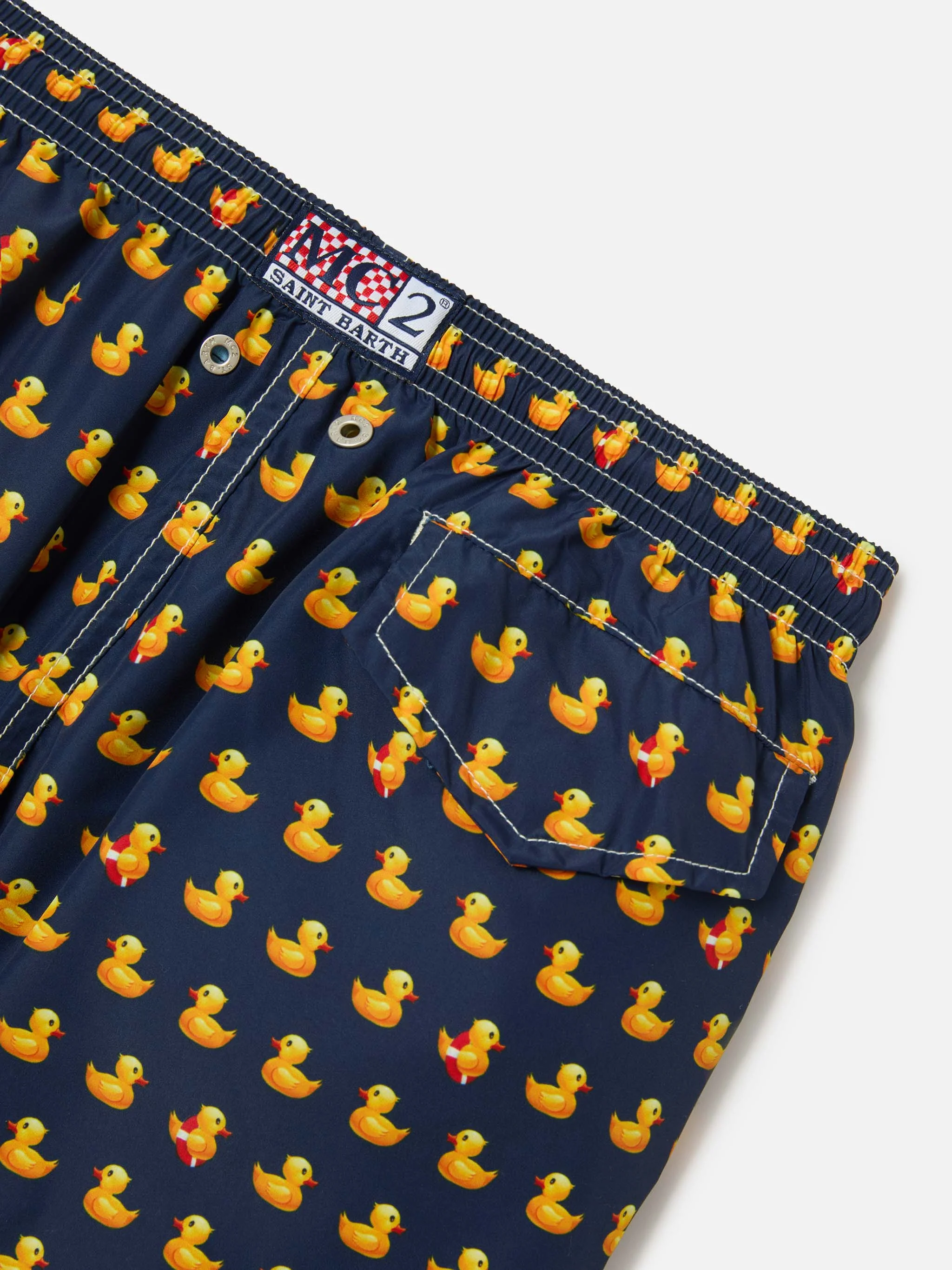 Jean Lighting swim shorts with Ducklings all-over print - Image 3
