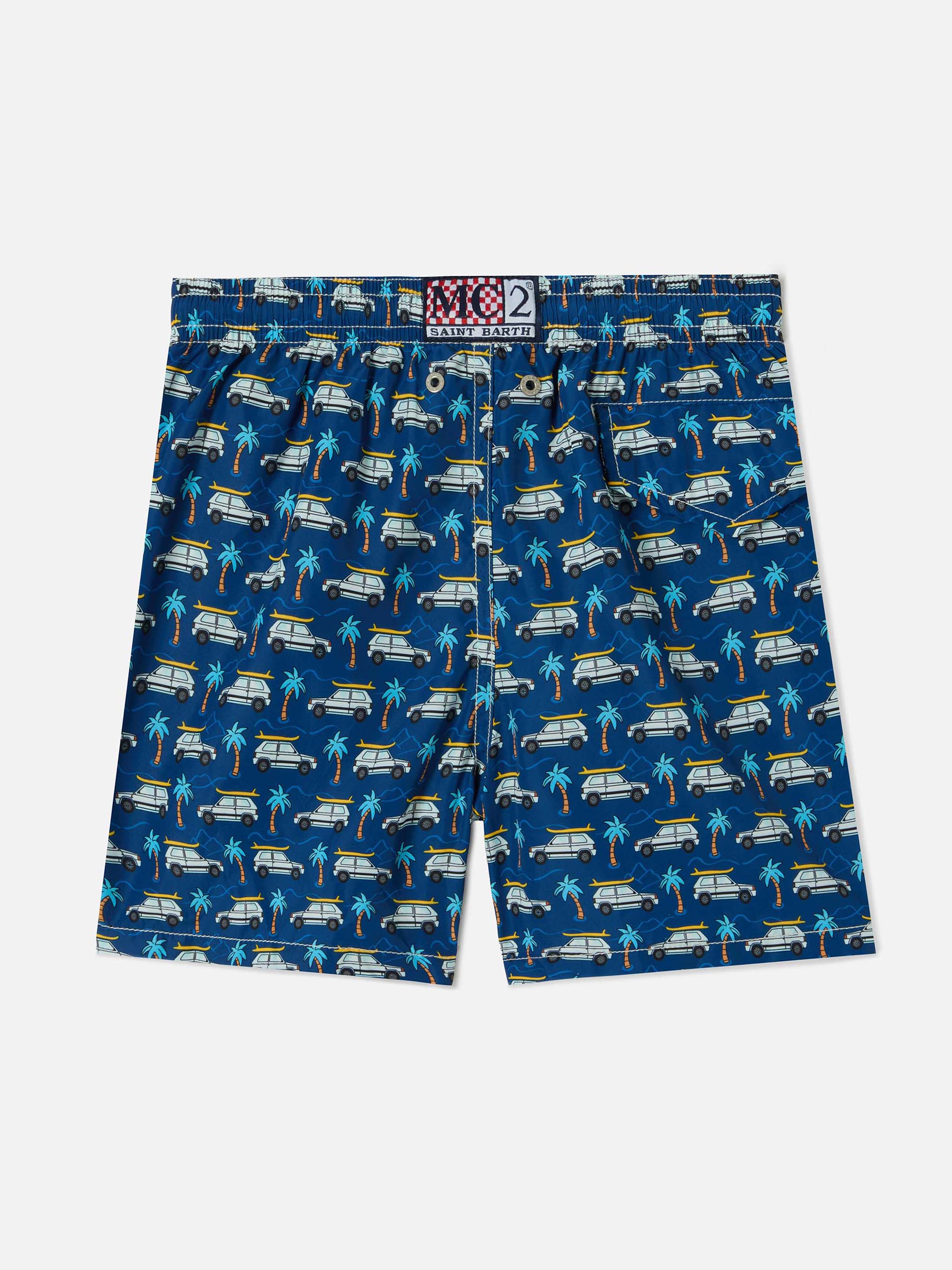 Jean Lighting swim shorts with Fiat Panda all-over print | Special Edition - Image 2