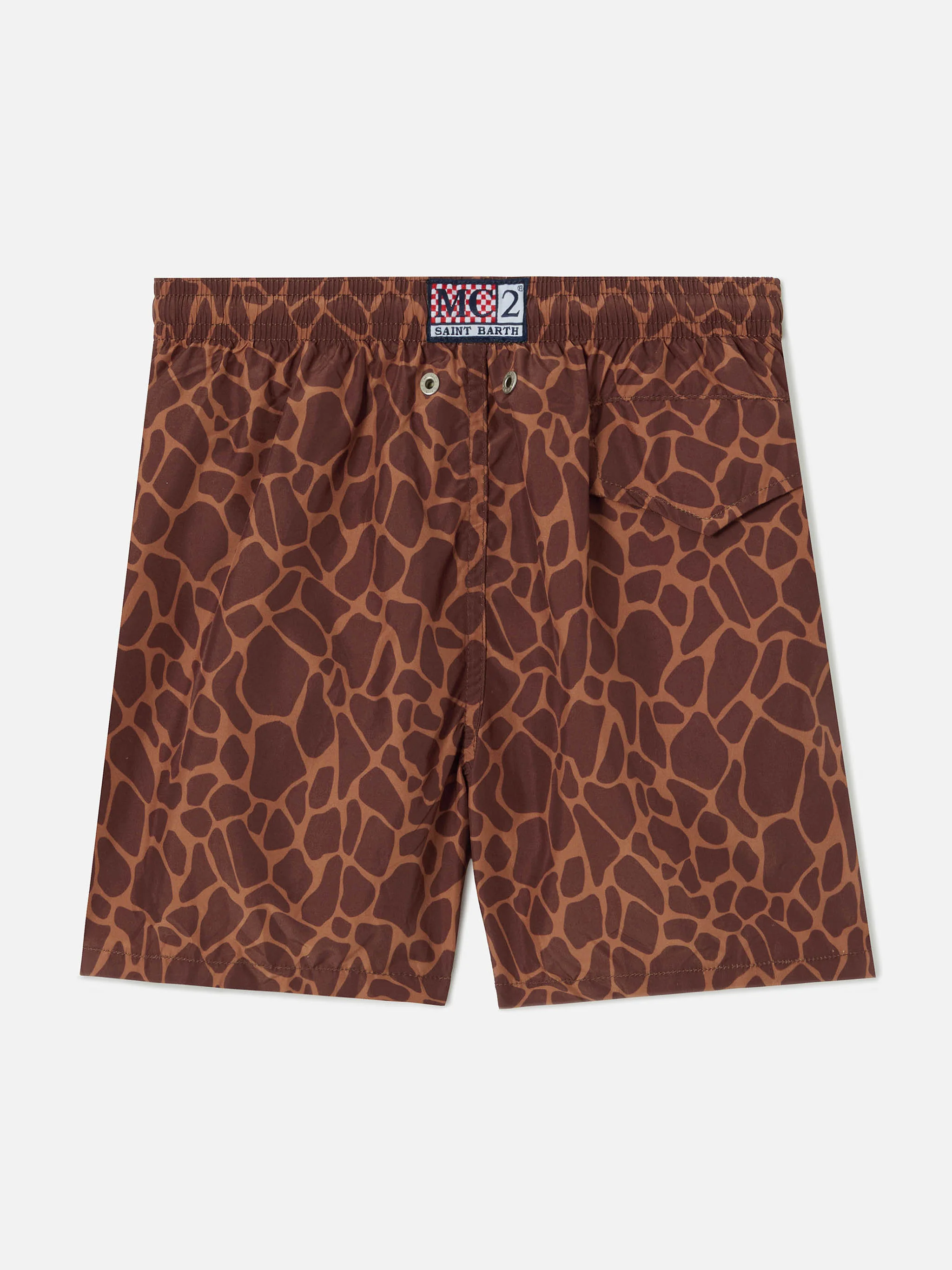 Jean Lighting swim shorts with Giraffe animal print - Image 2