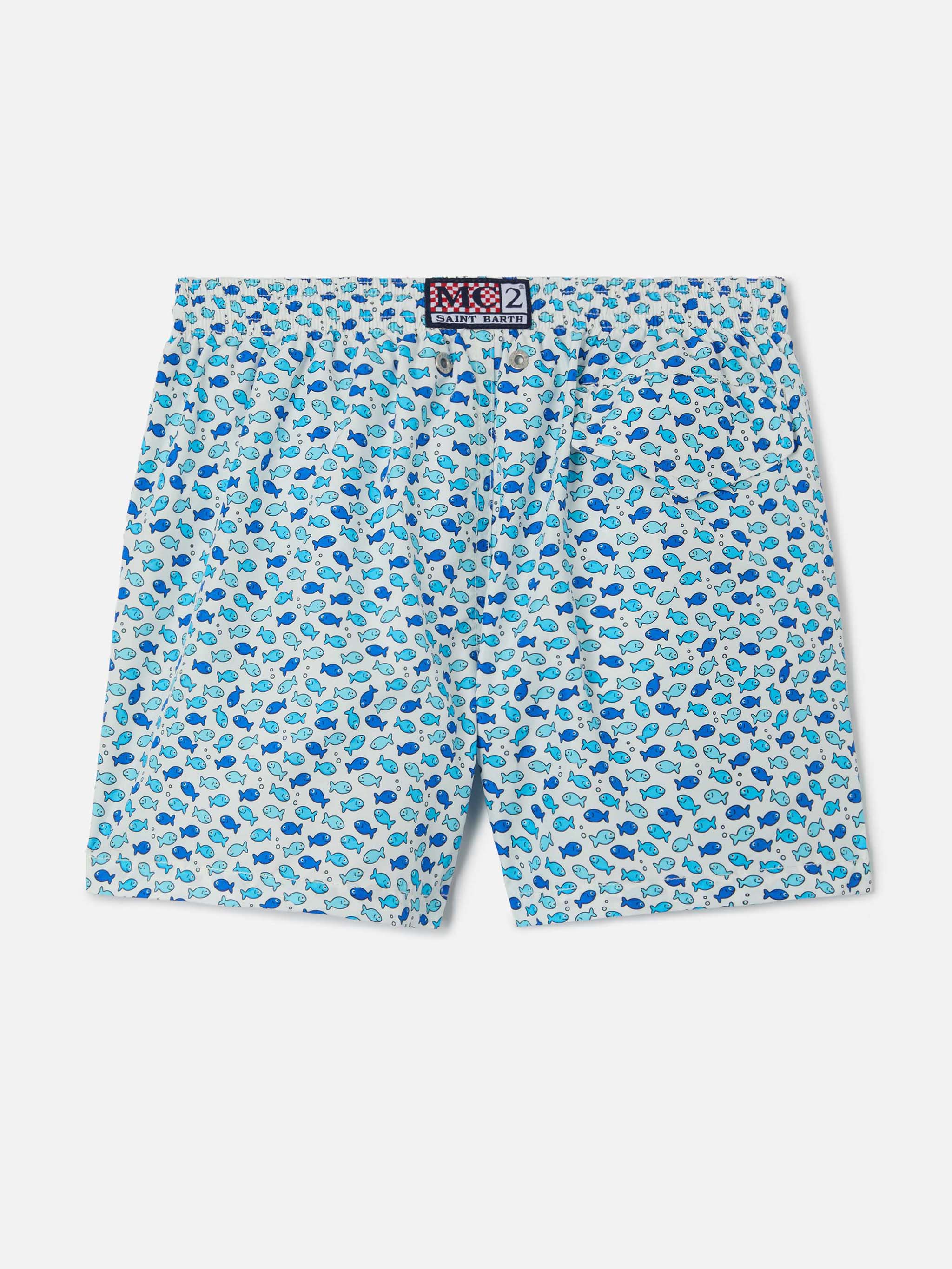 Jean Lighting swim shorts with Little Fish all-over print - Image 2