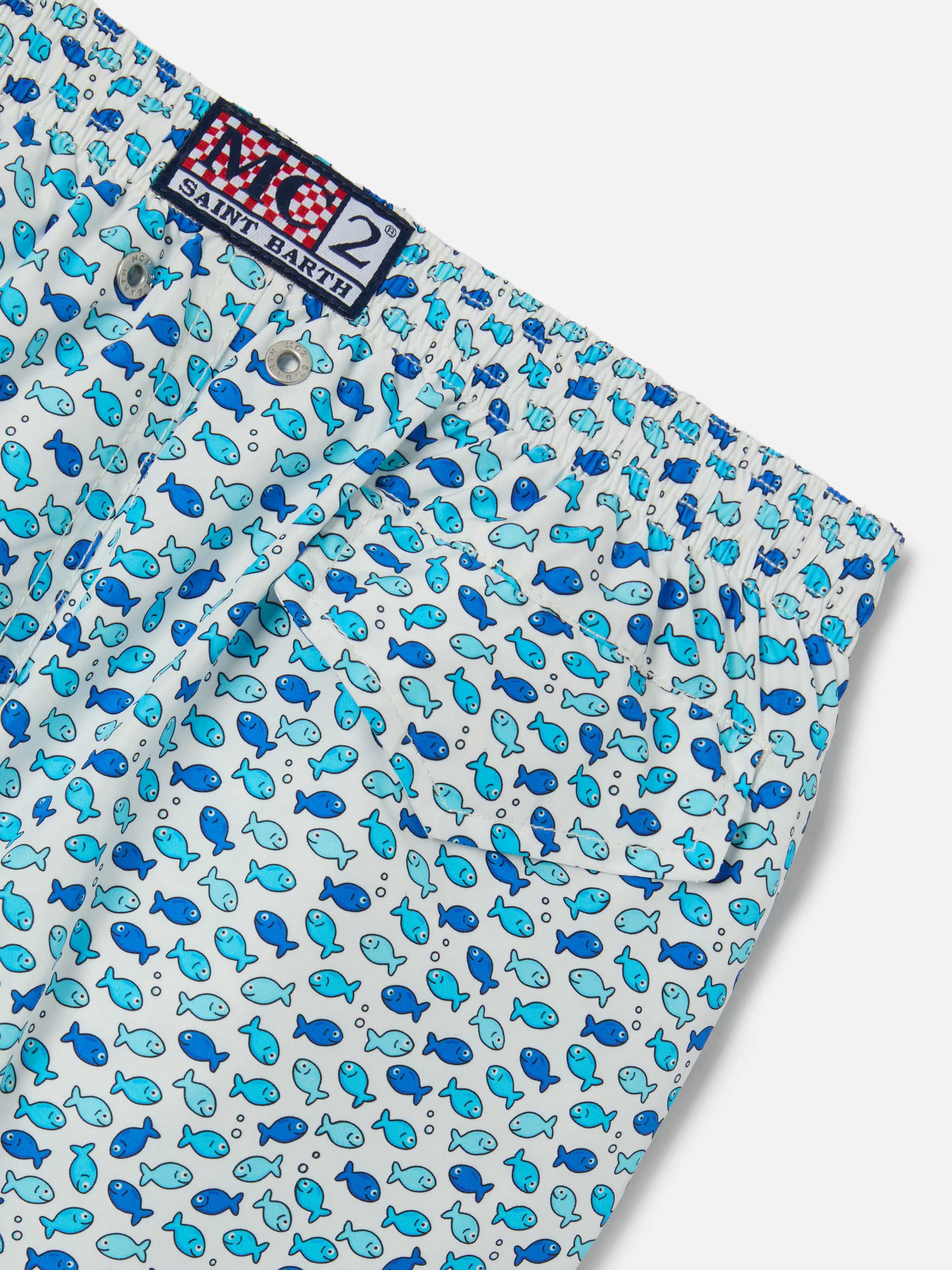 Jean Lighting swim shorts with Little Fish all-over print - Image 3