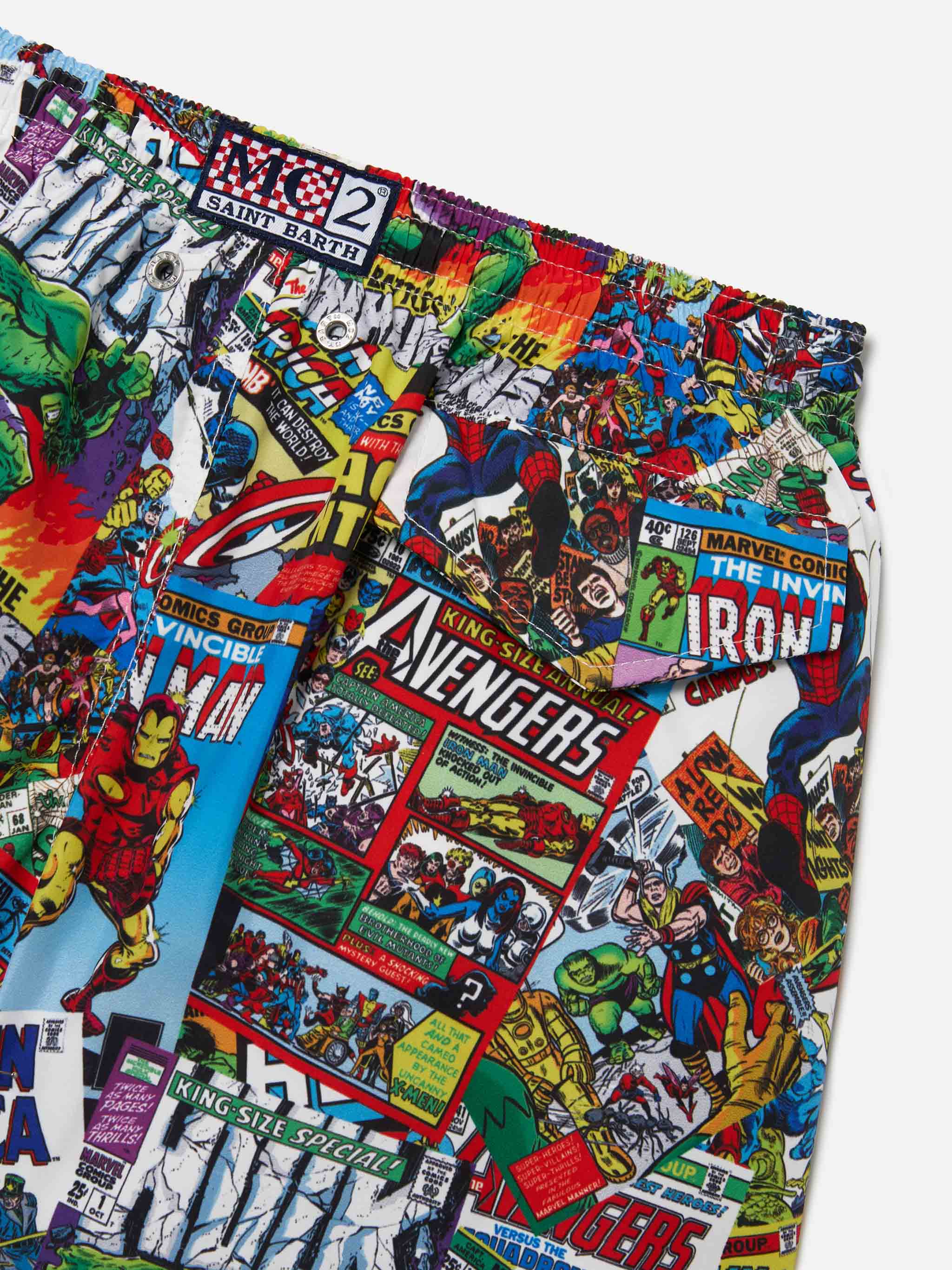 Jean Lighting swim shorts with Marvel all-over print | Special Edition - Image 3