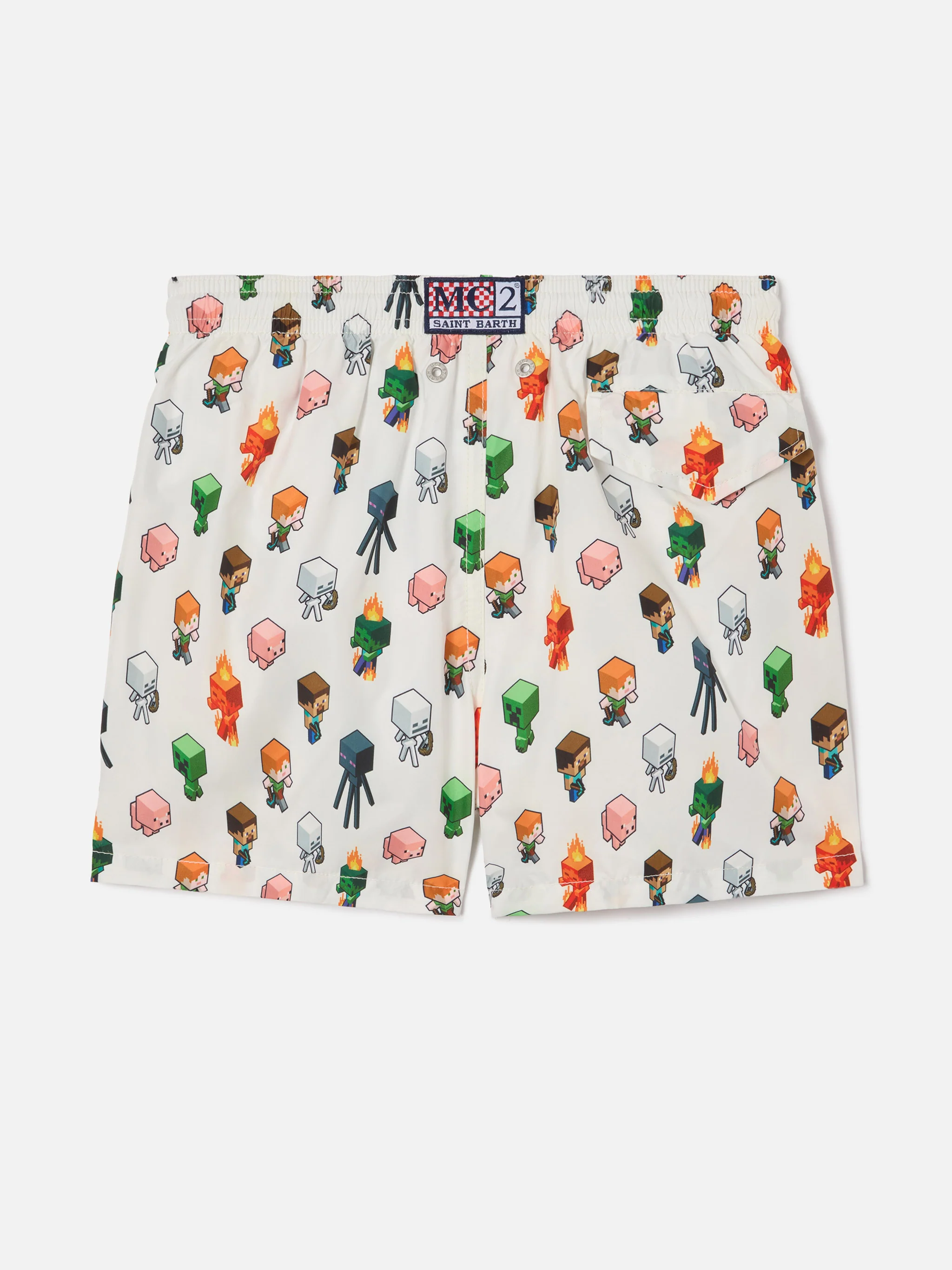 Jean Lighting swim shorts with Minecraft all-over print | Special Edition - Image 2