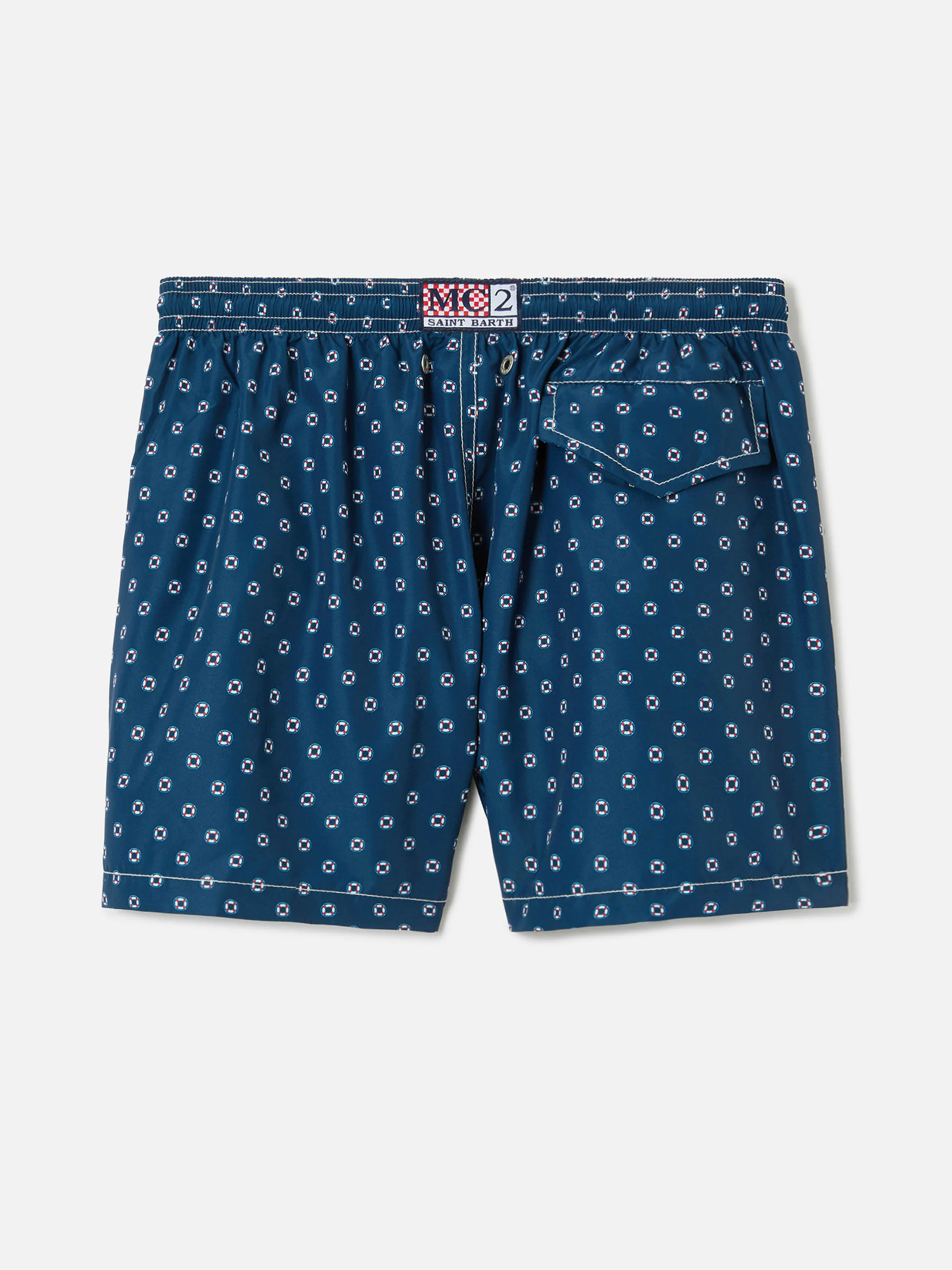 Jean Lighting swim shorts with Mini Life Saver all-over print - Image 2