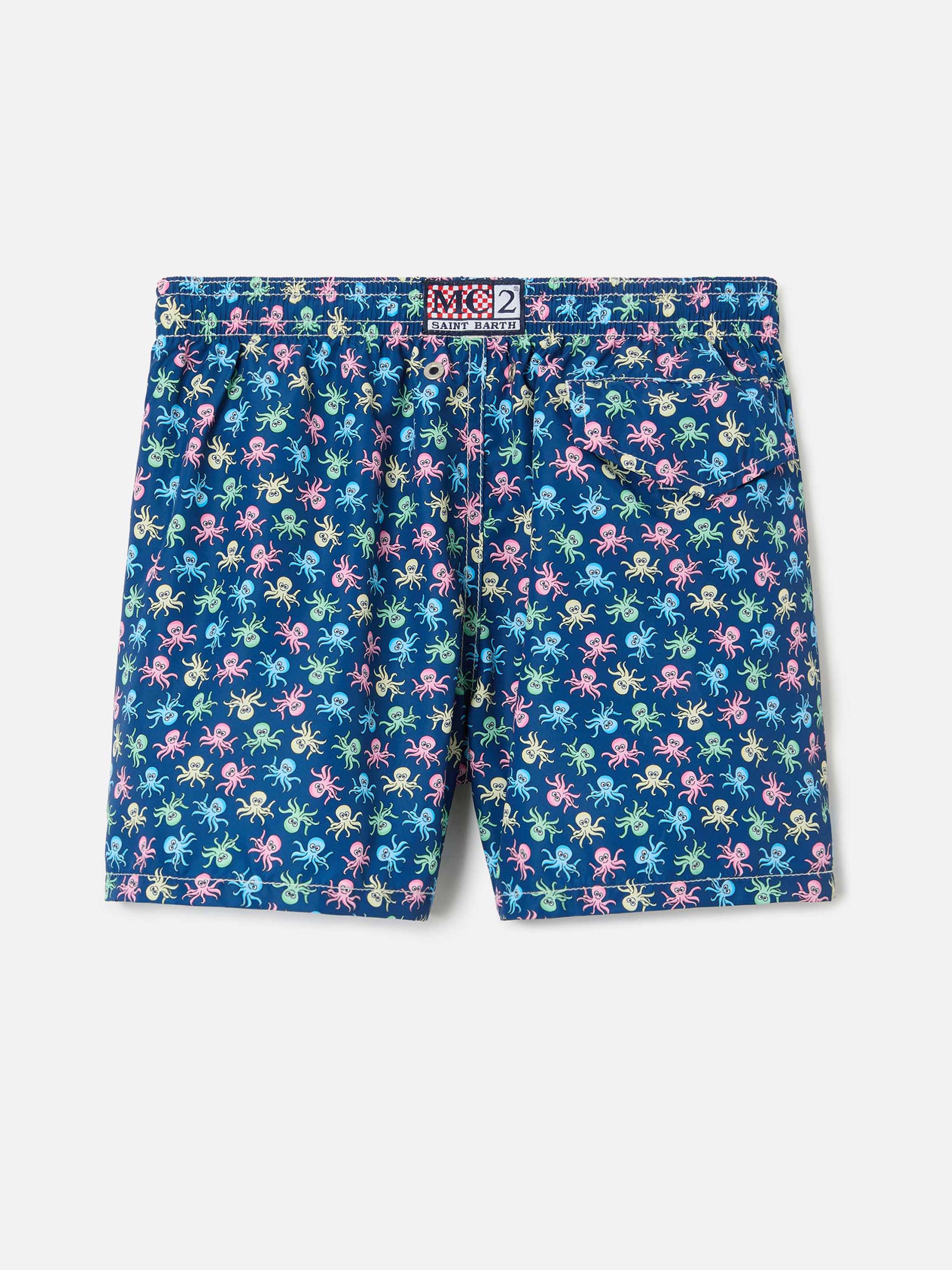 Jean Lighting swim shorts with Octopus all-over print - Image 2