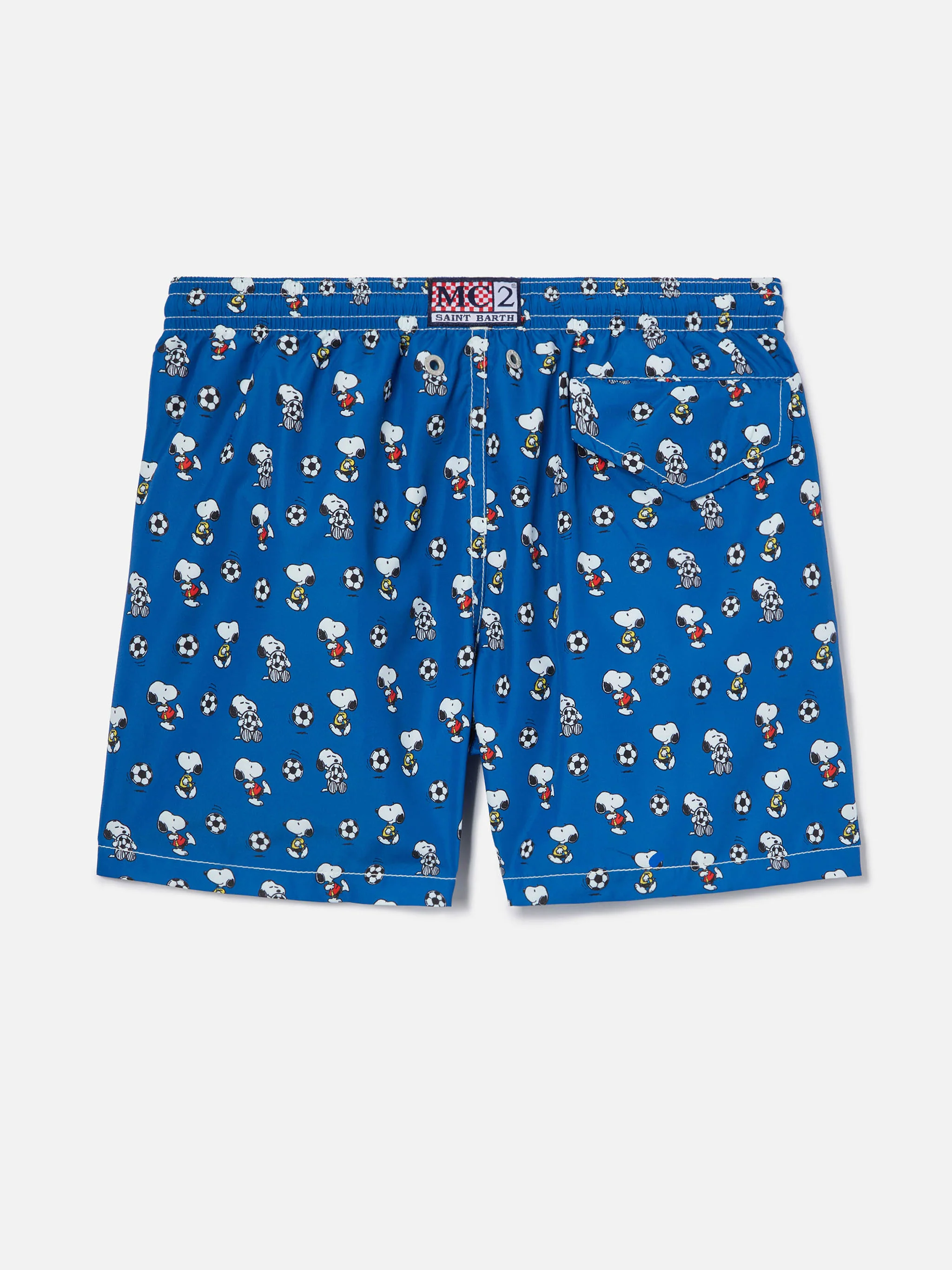 Jean Lighting swim shorts with Snoopy Soccer print | Special Edition - Image 2