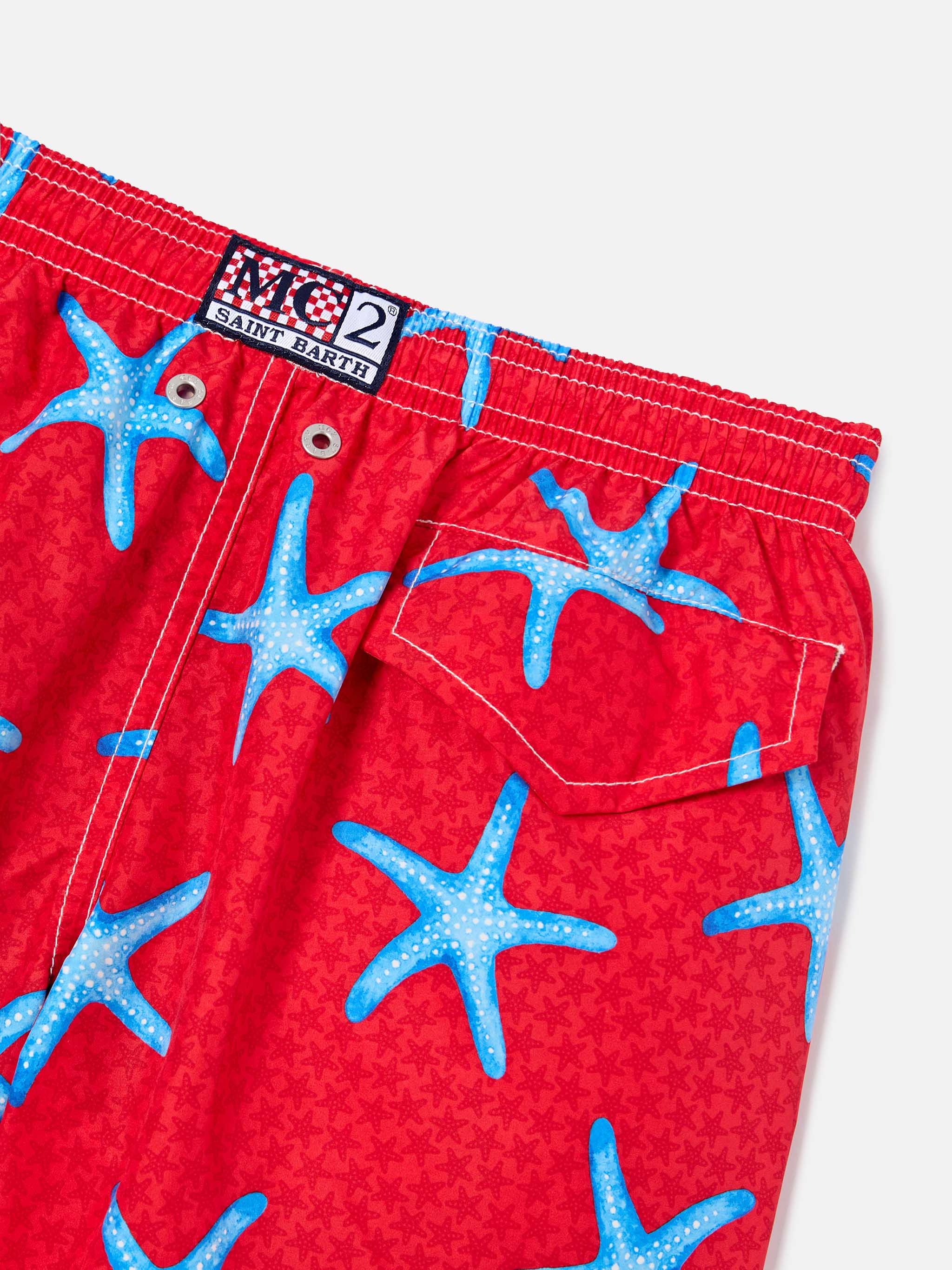 Jean Lighting swim shorts with Starfish all-over print - Image 3