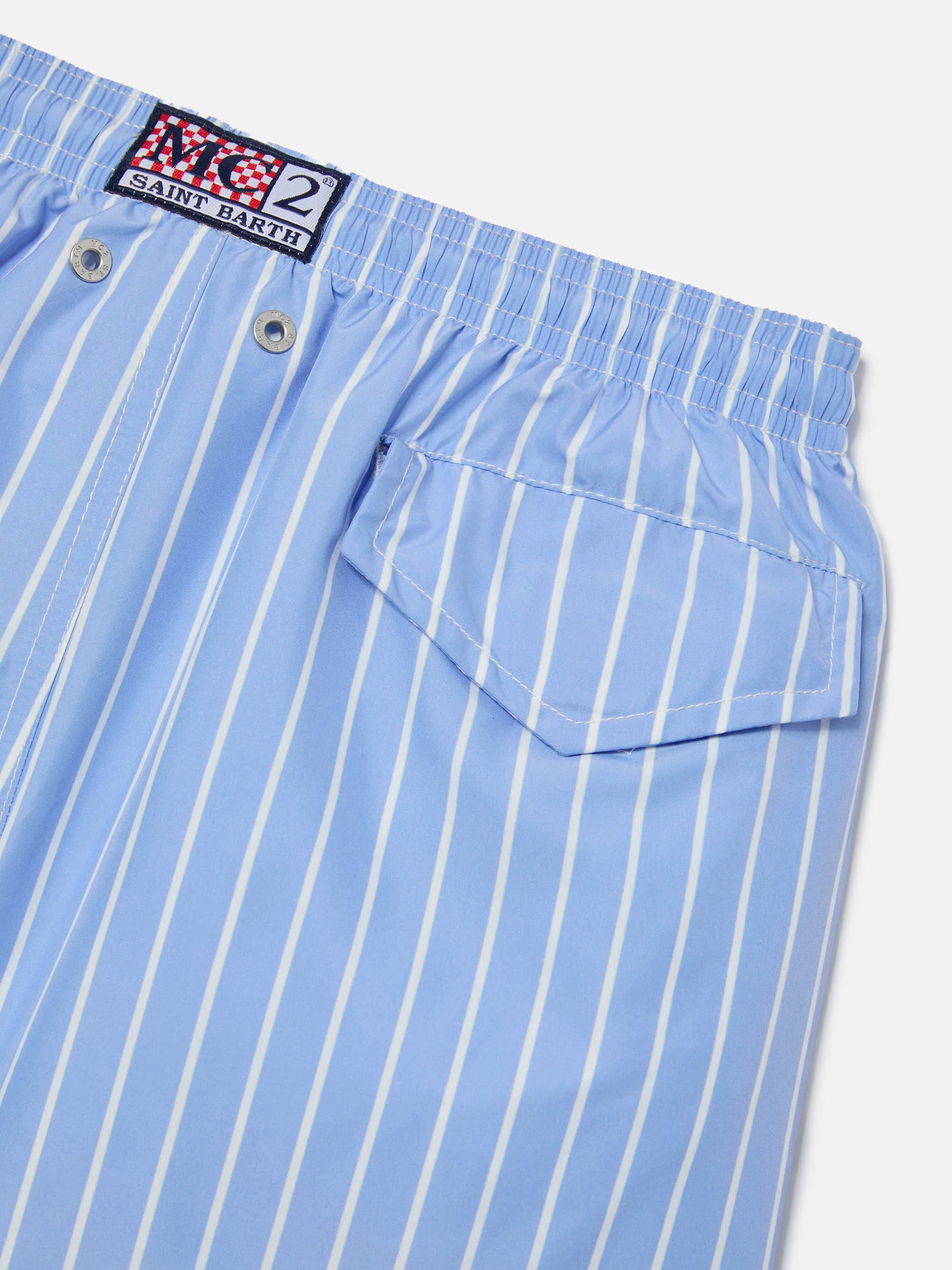 Jean Lighting swim shorts with striped pattern - Image 3