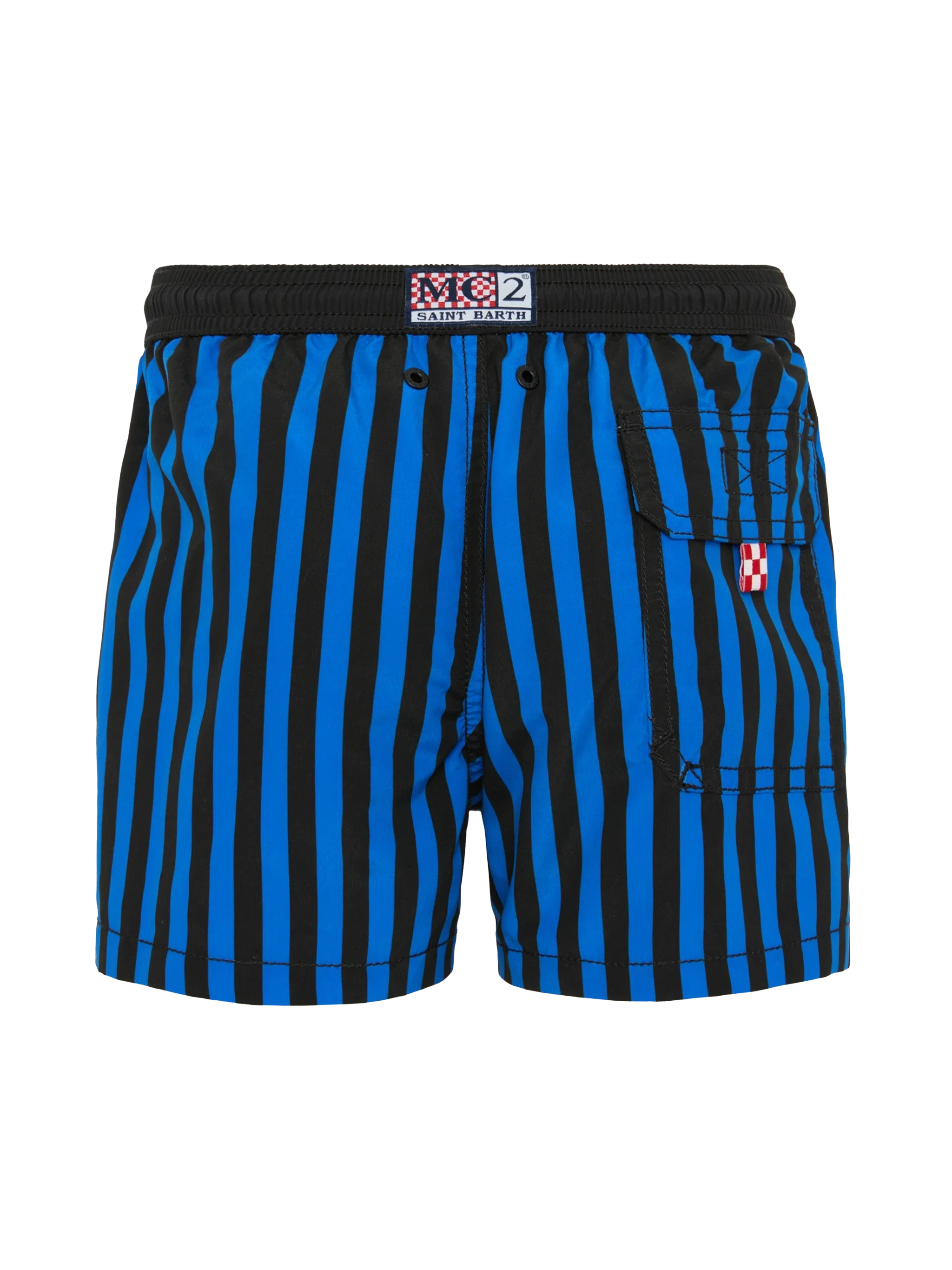 Jean mid-length swim shorts with Inter print | INTER FC SPECIAL EDITION - Image 2