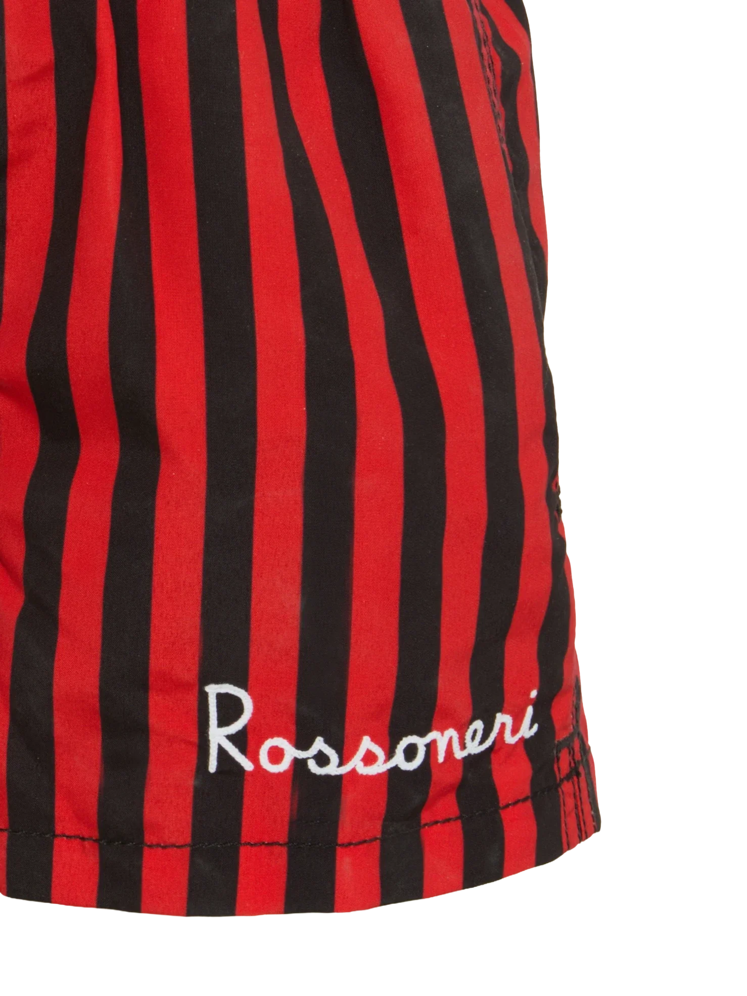 Jean mid-length swim shorts with Milan print | AC MILAN SPECIAL EDITION - Image 3