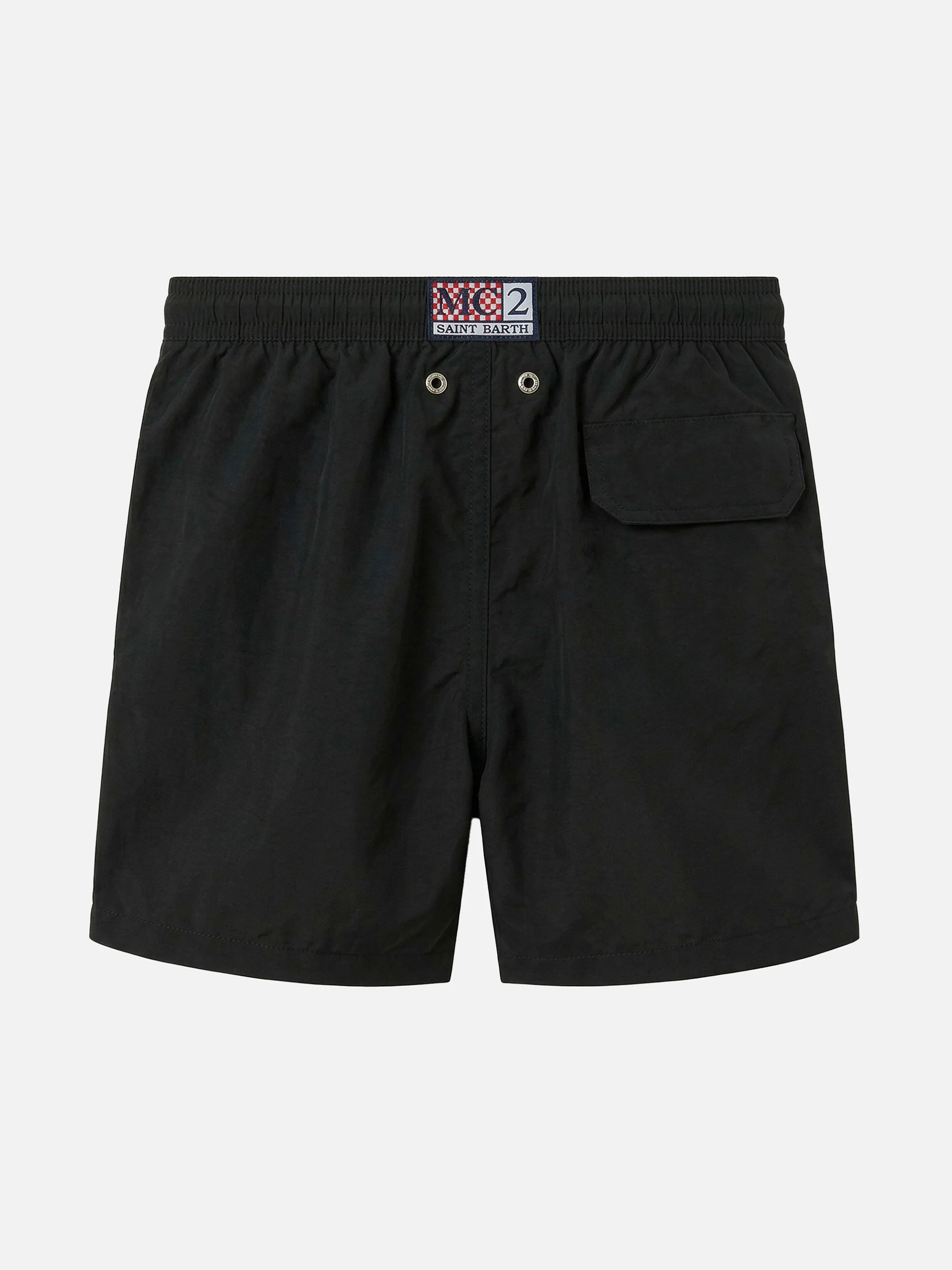 Jean swim shorts with Cigarette print | Special Edition - Image 2