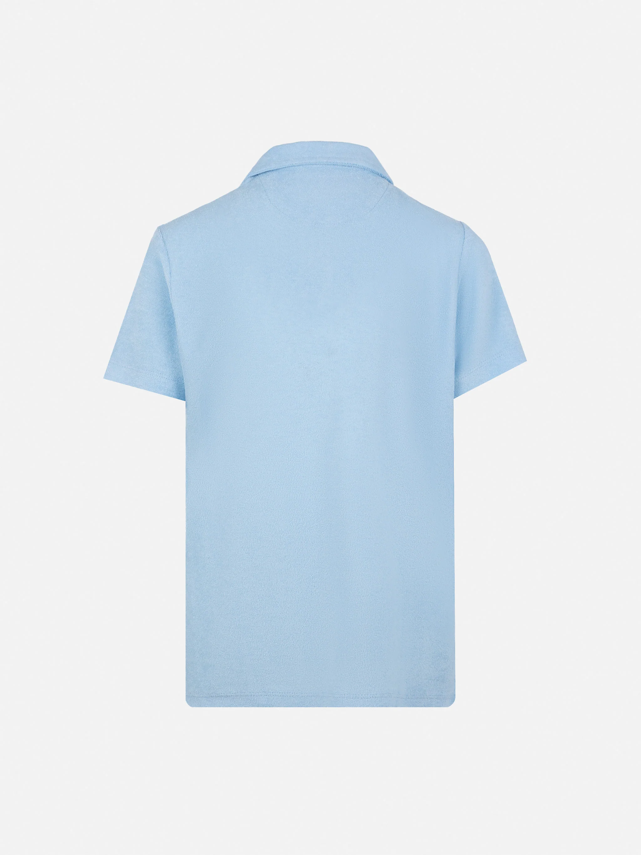 Jeremy Jr light blue terry polo shirt - Image 2