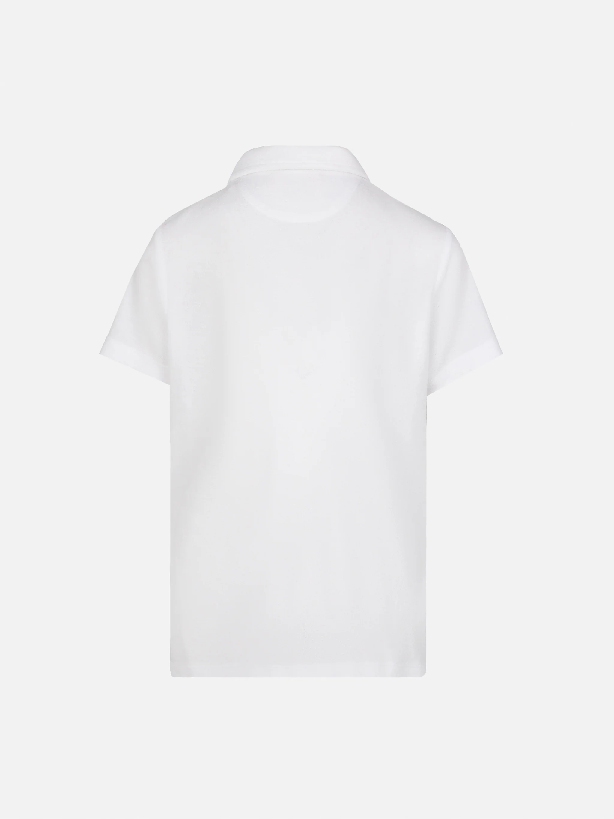 Jeremy Jr white terry polo shirt - Image 3