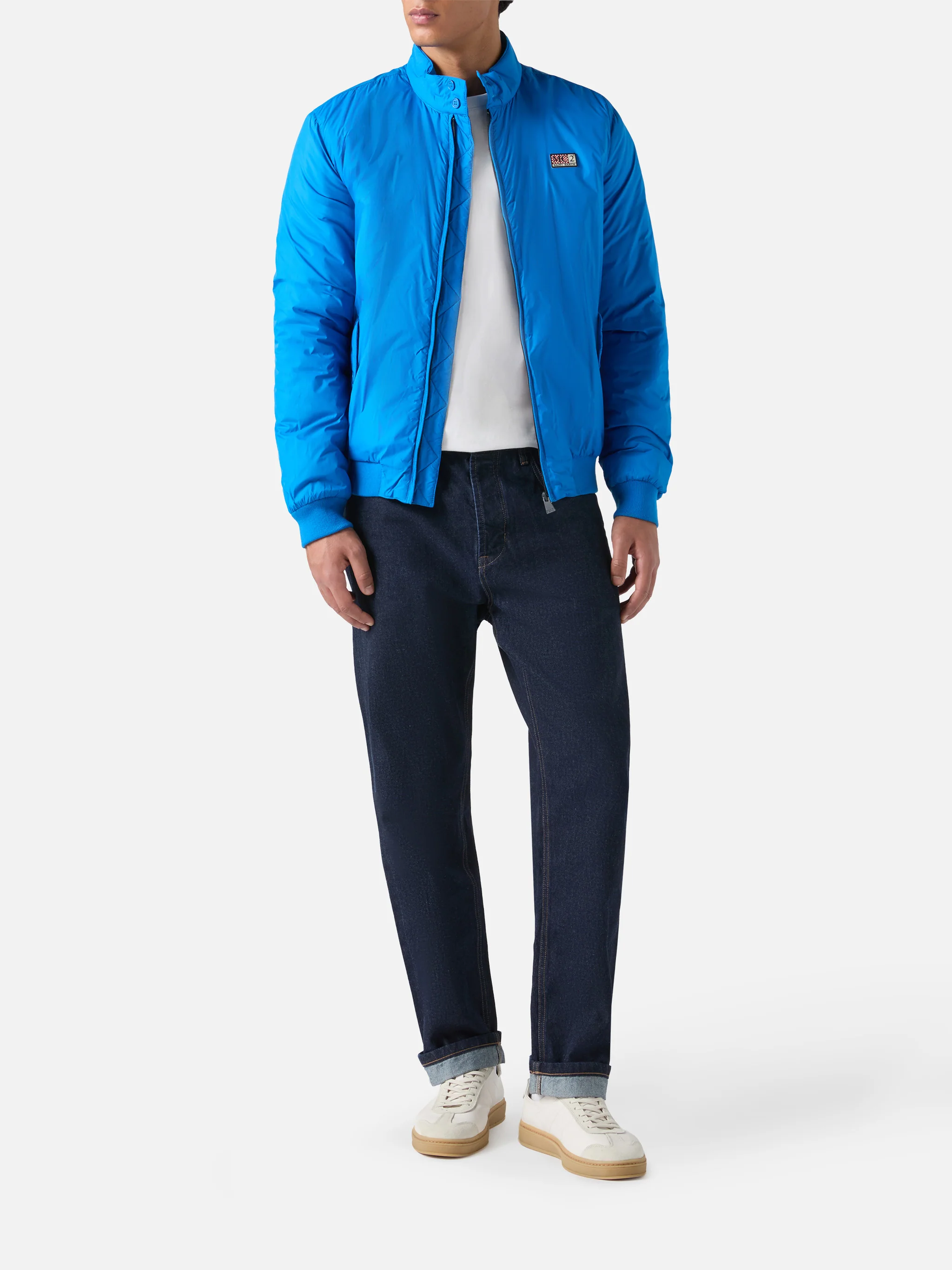 Jet lightweight bomber jacket in bluette - Image 2
