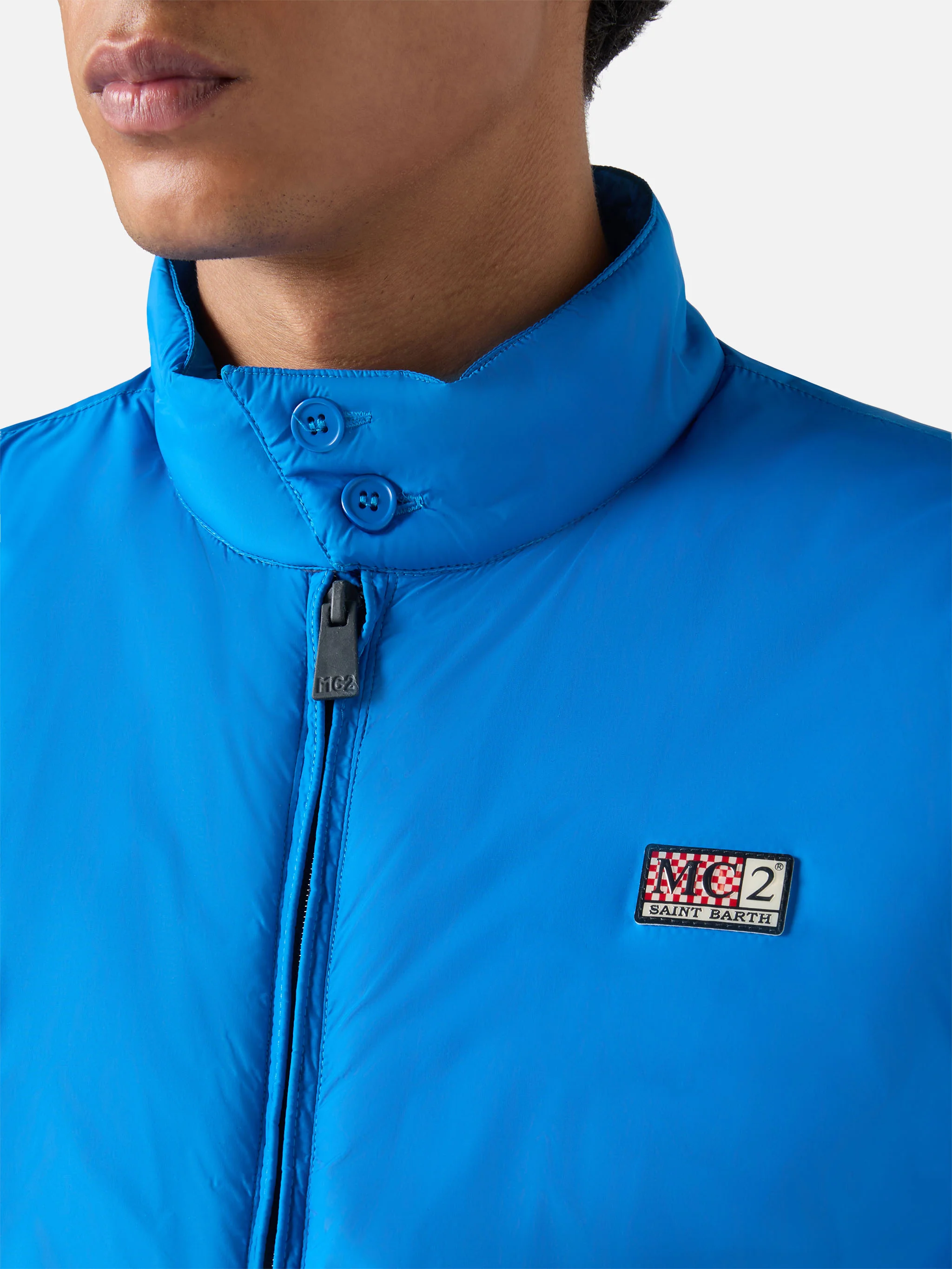 Jet lightweight bomber jacket in bluette - Image 3