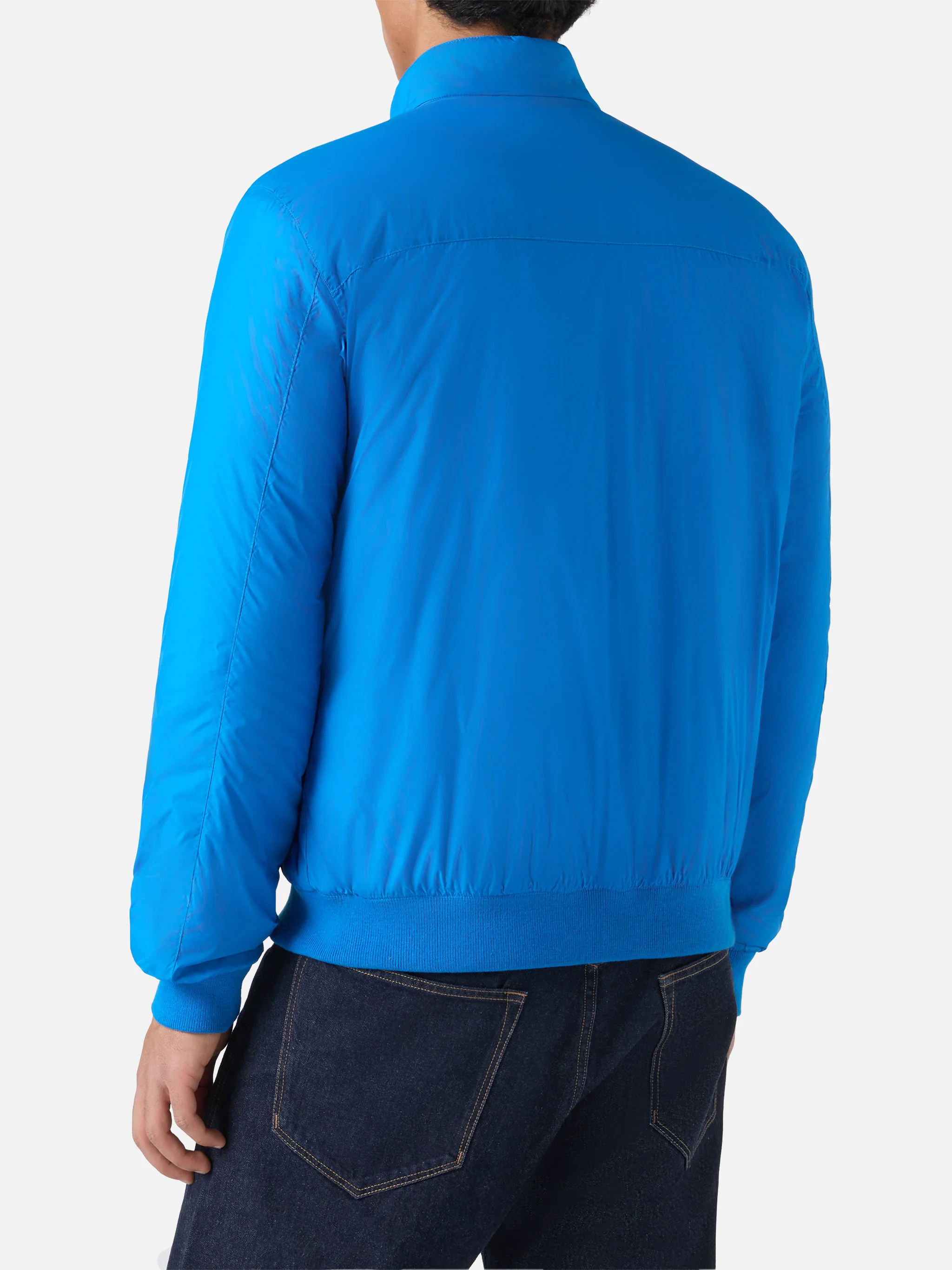 Jet lightweight bomber jacket in bluette - Image 4