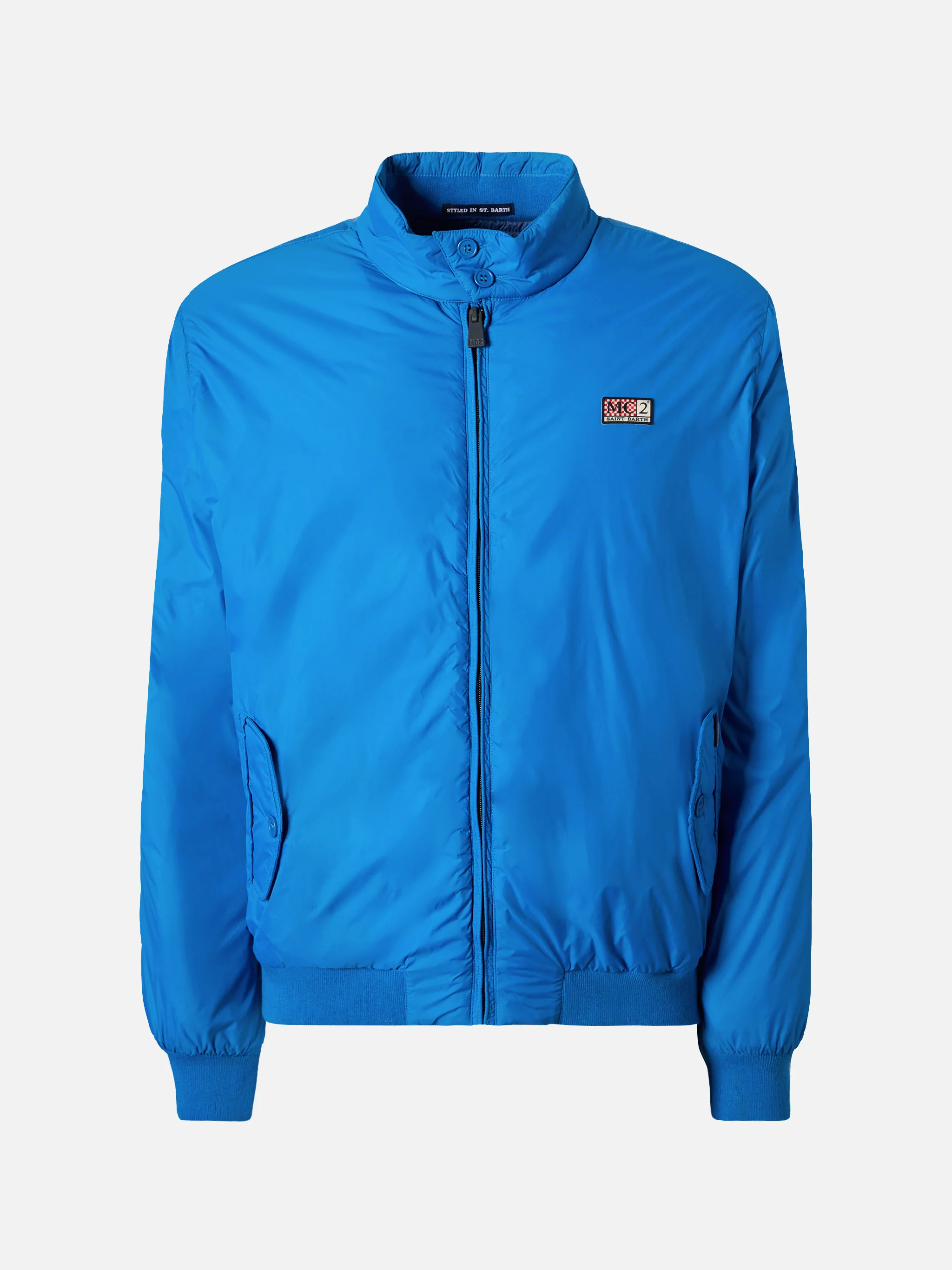 Jet lightweight bomber jacket in bluette - Image 6