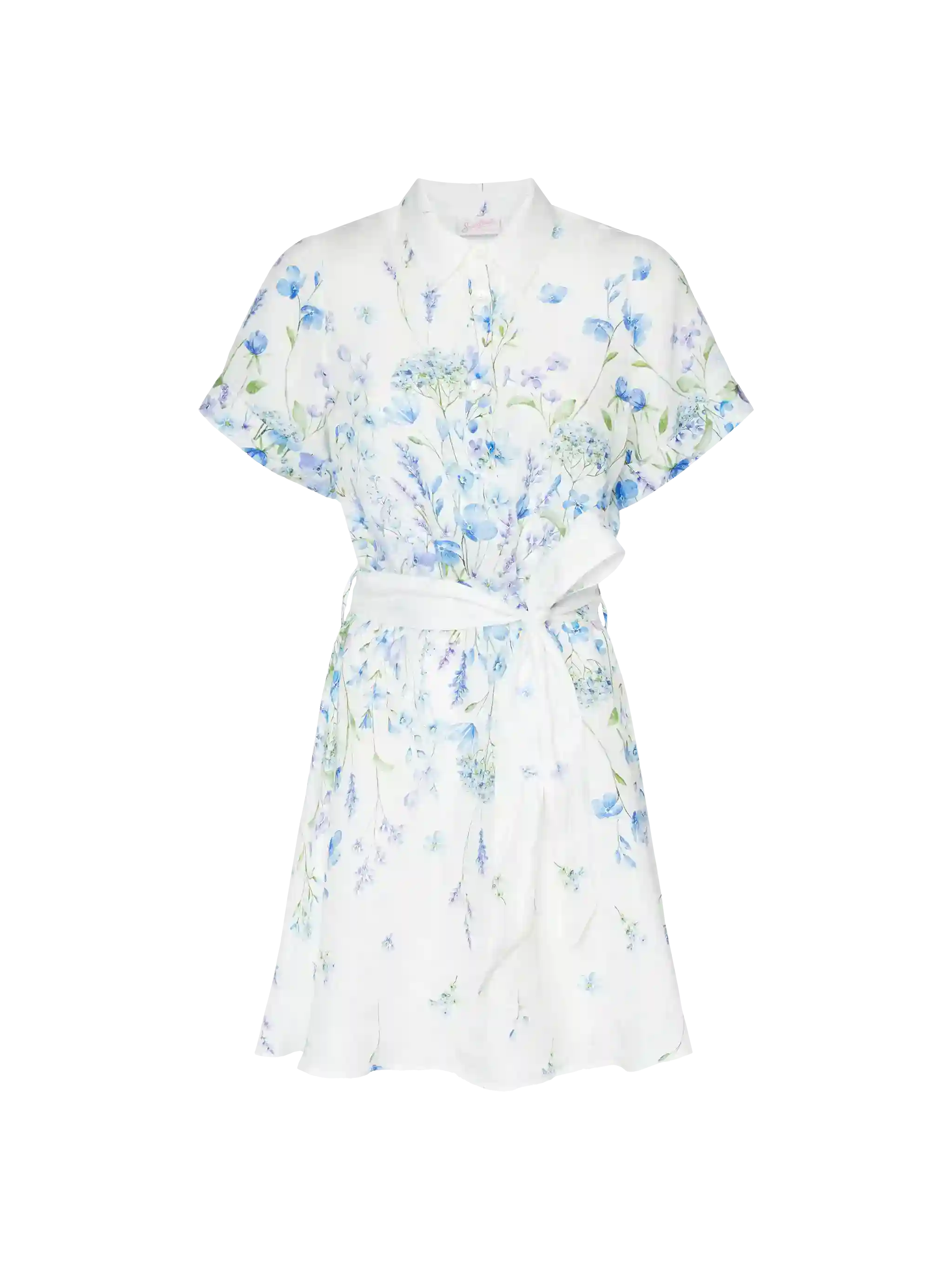 Joseline linen dress with floral print - Image 4