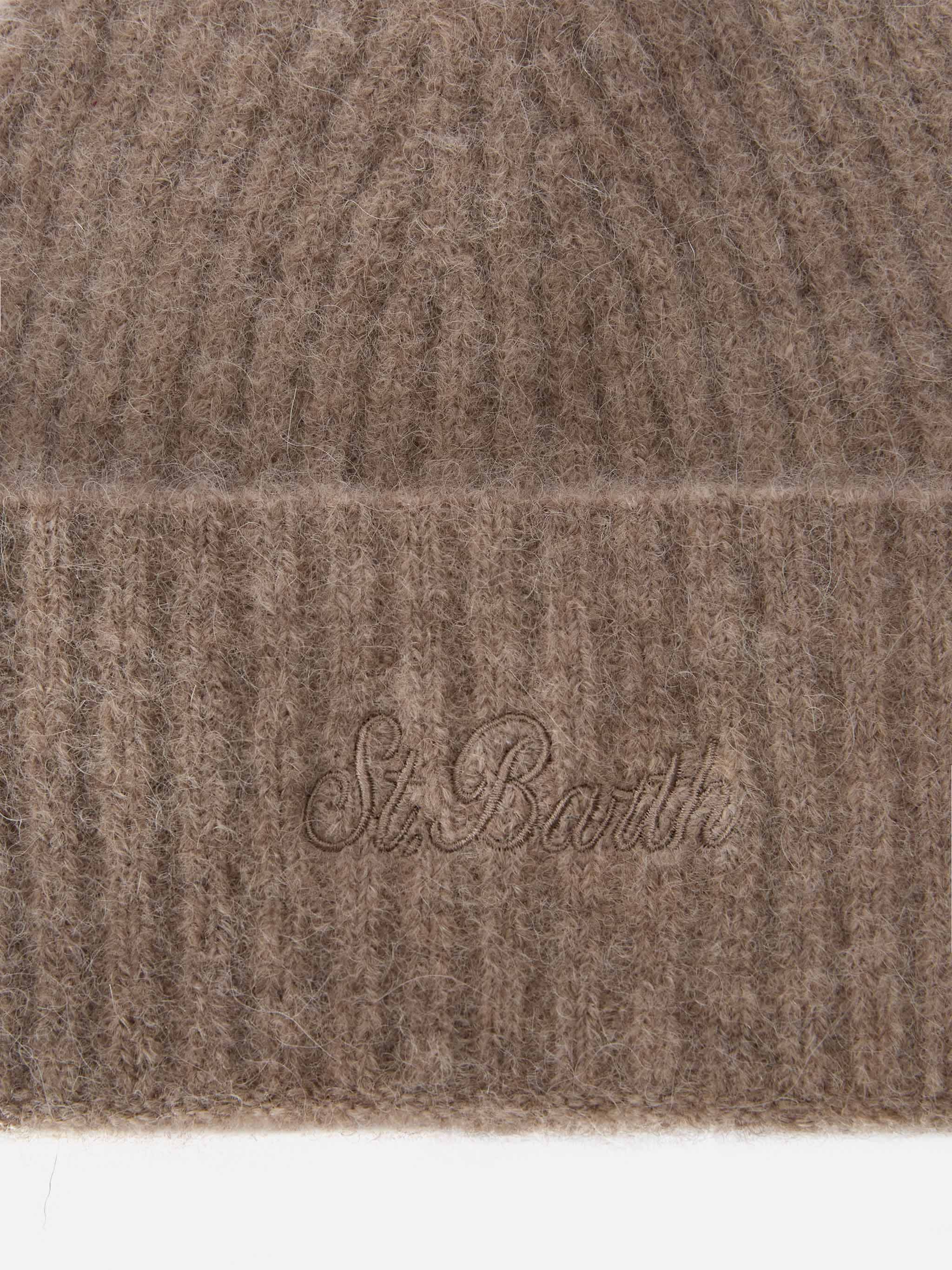 STRETCH ALPACA beanie Wengen in khaki - Image 2