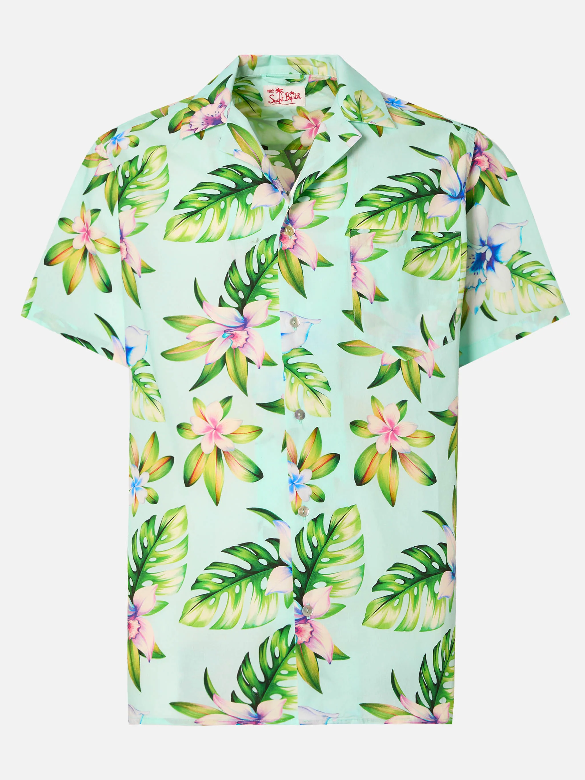 Kalea cotton shirt with floral print - Image 4