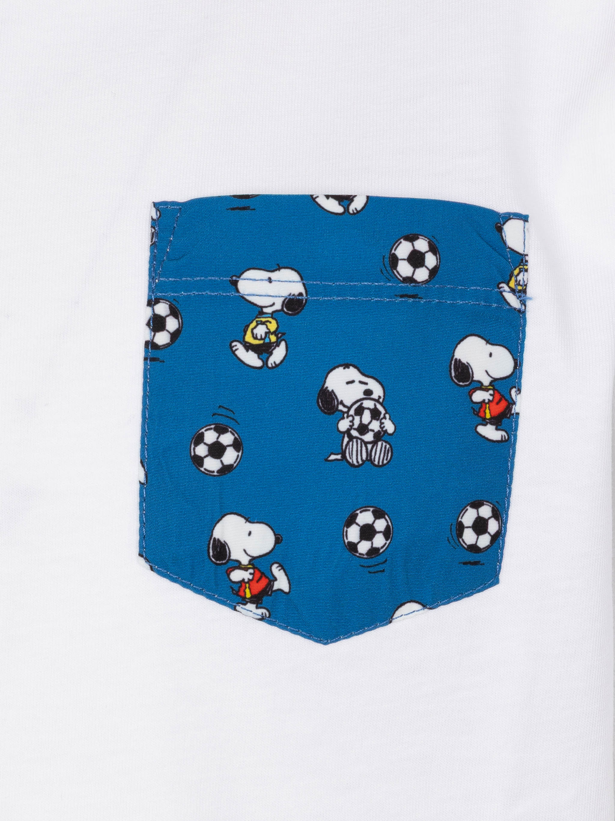 Kea cotton t-shirt with Snoopy printed pocket | SNOOPY PEANUTS® SPECIAL EDTION - Image 3