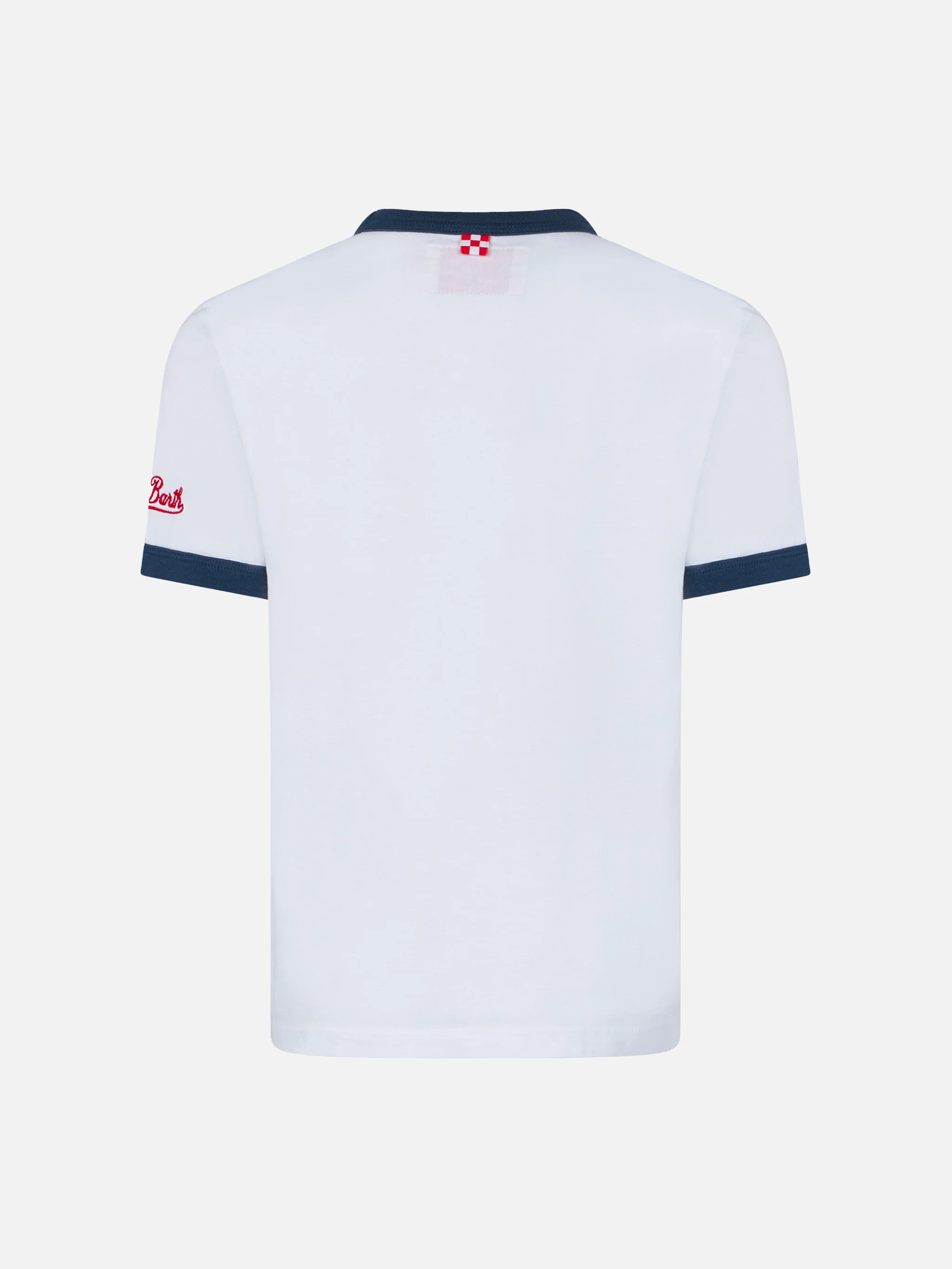 Boy cotton t-shirt with embroidery - Image 3