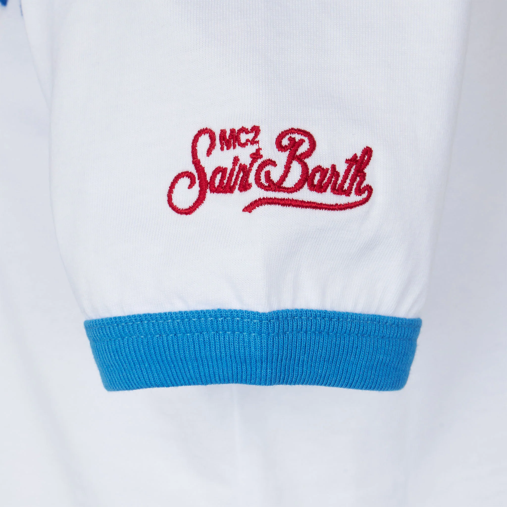 Boy cotton t-shirt with multicolor lettering - Image 2