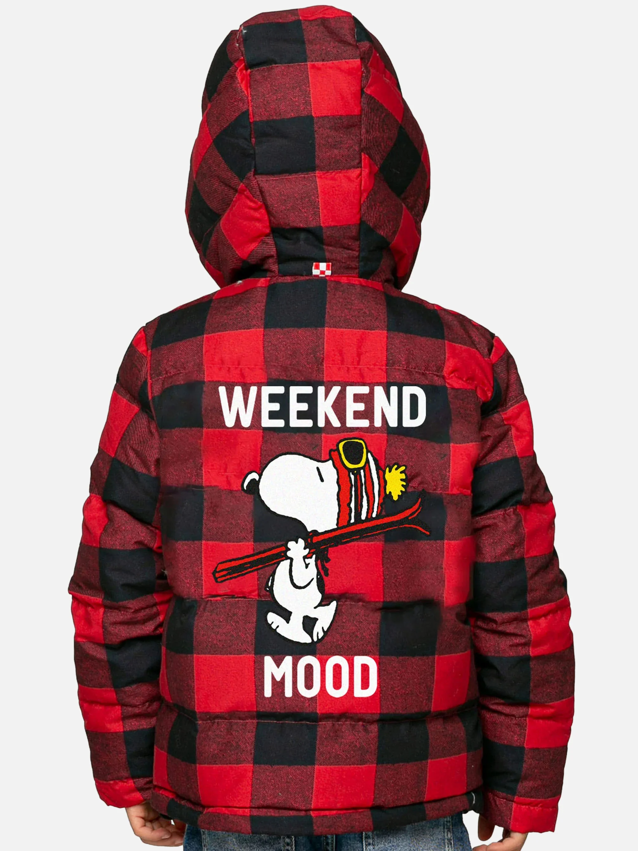 Kid hooded down padded jacket Snoopy print | Peanuts Special Edition - Image 4