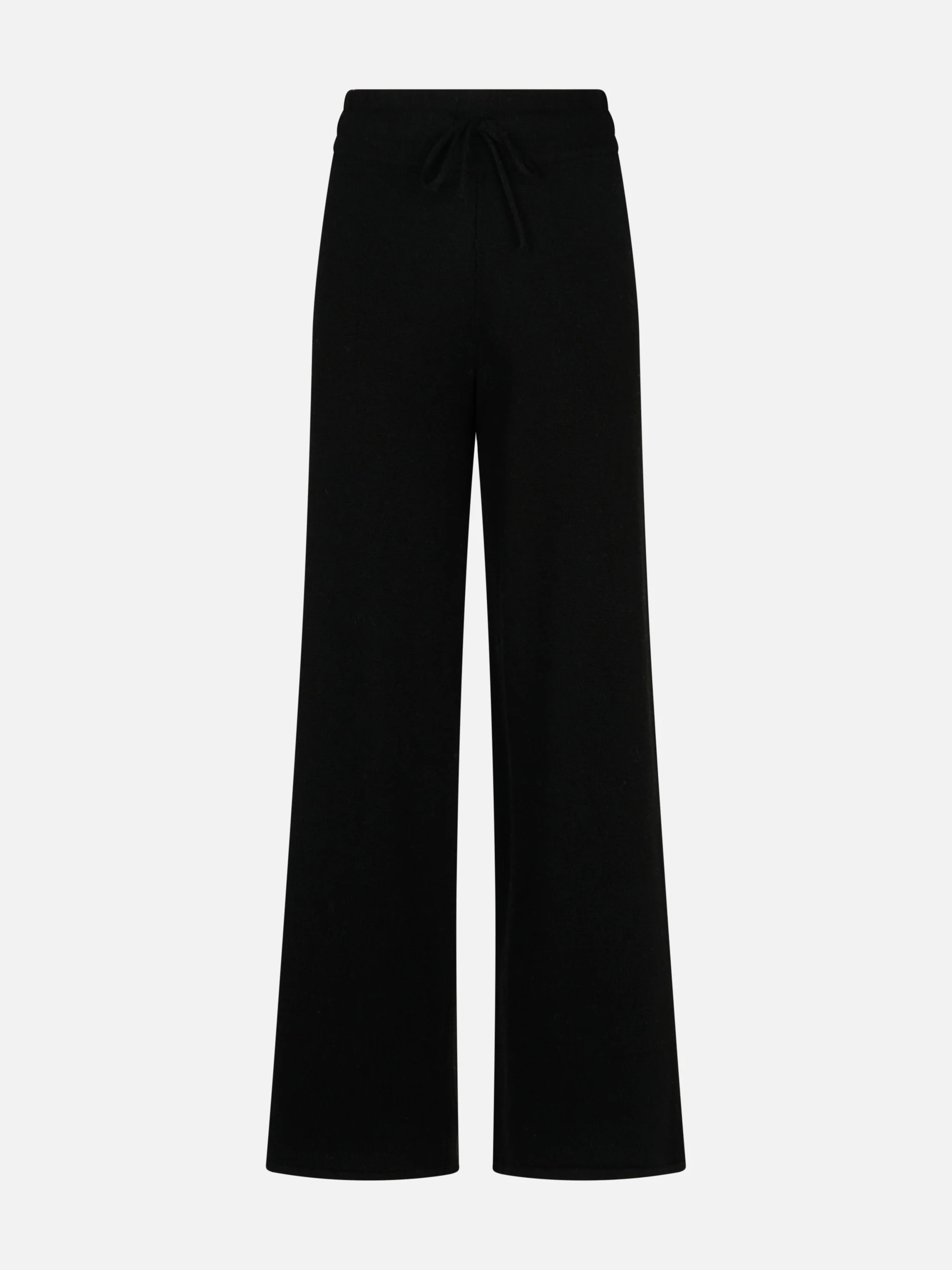 Knitted black palazzo pants - Image 4