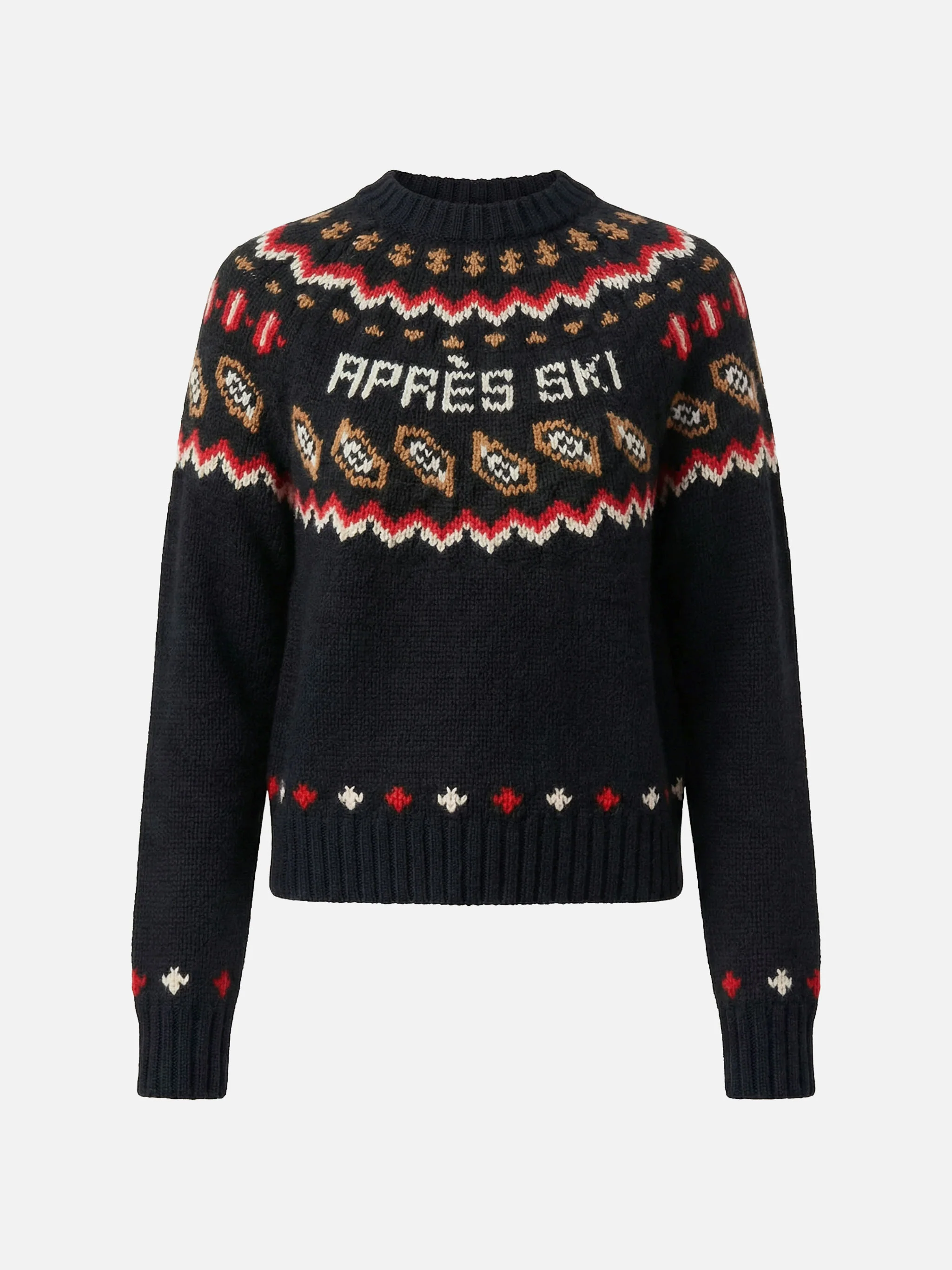 Kyla wool sweater with fair-isle jacquard and Apres Ski jacquard - Image 3