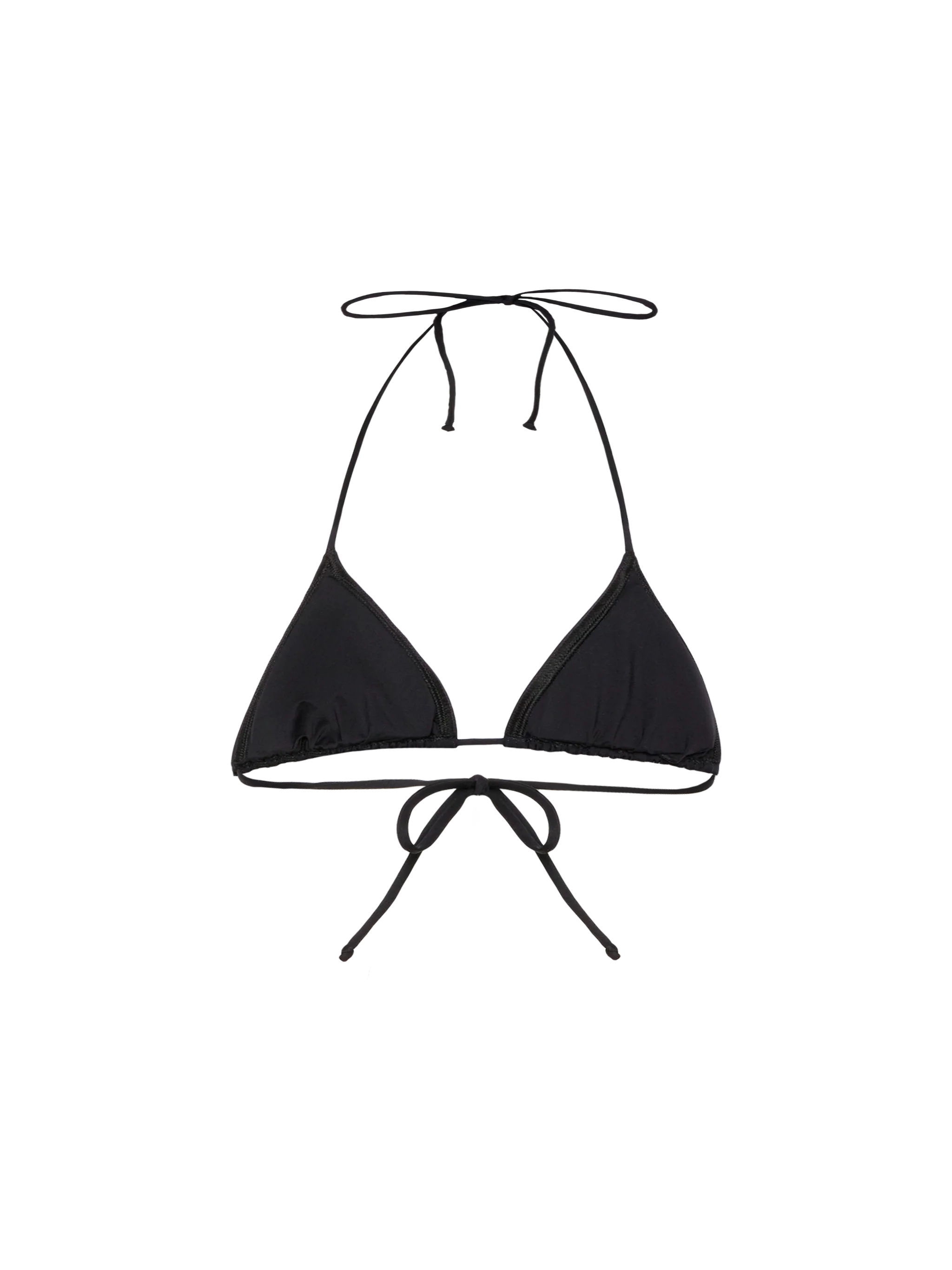 Leah black triangle top swimsuit - Image 2