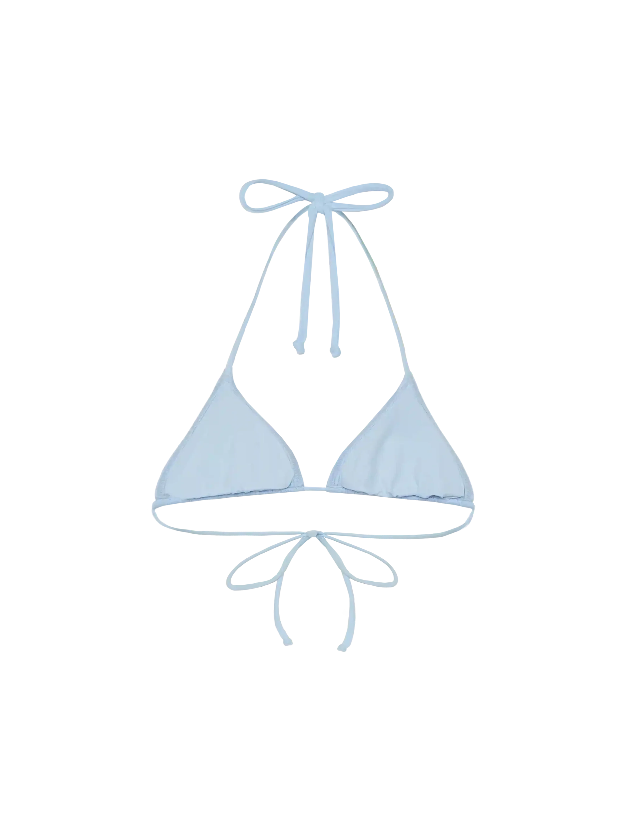 Leah light blue triangle top swimsuit - Image 2