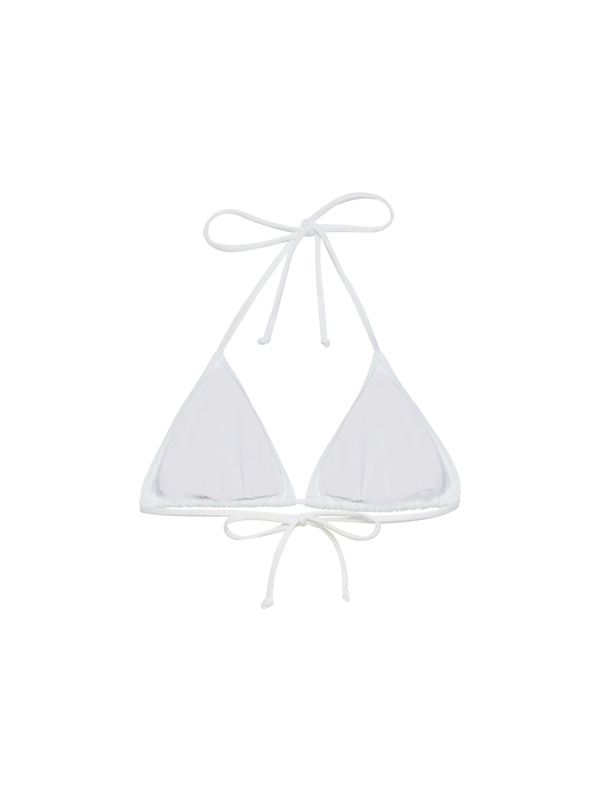 Leah white triangle top swimsuit - Image 2