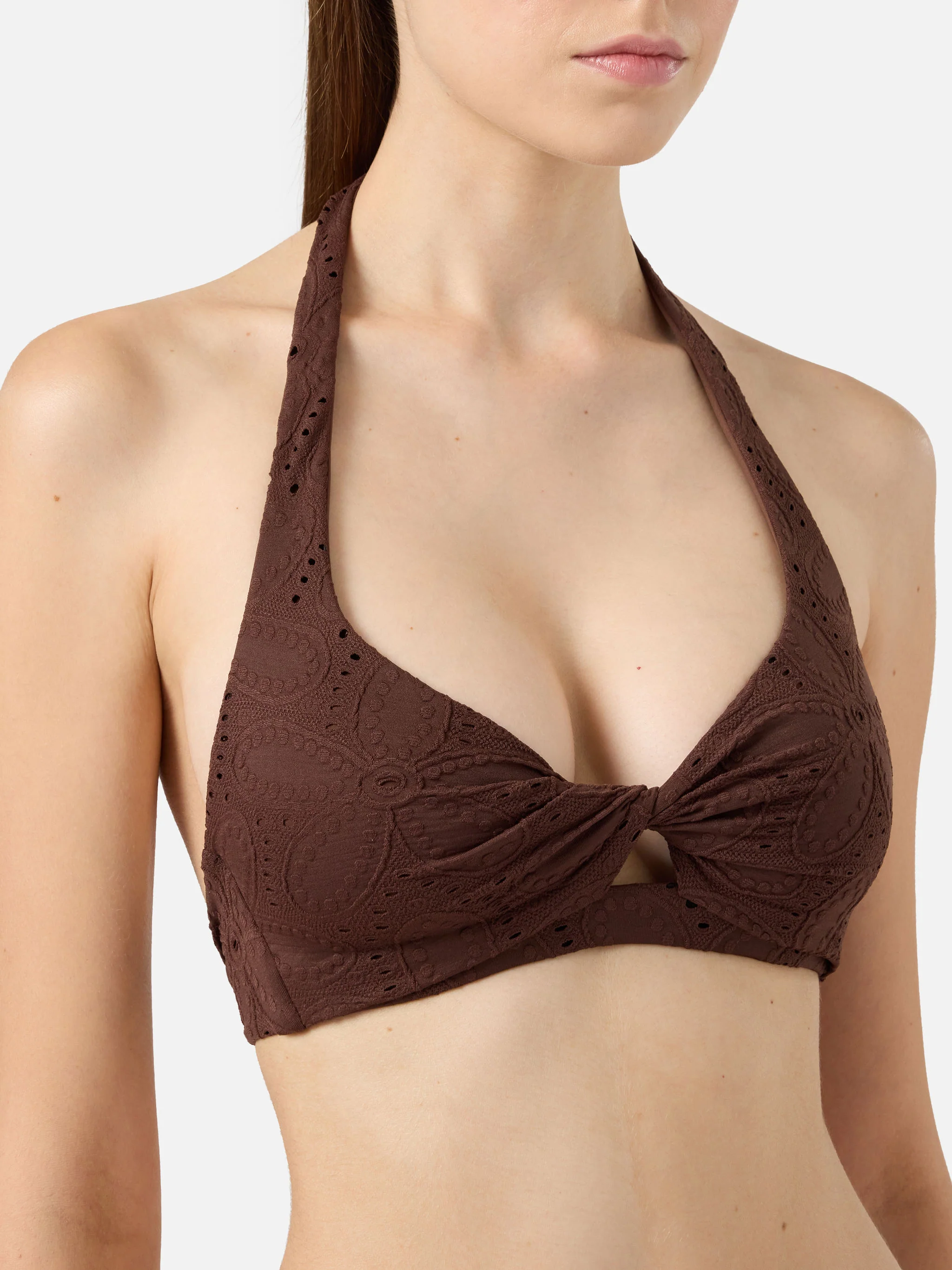 Leda Sangallo lace triangle bralette top - Image 2