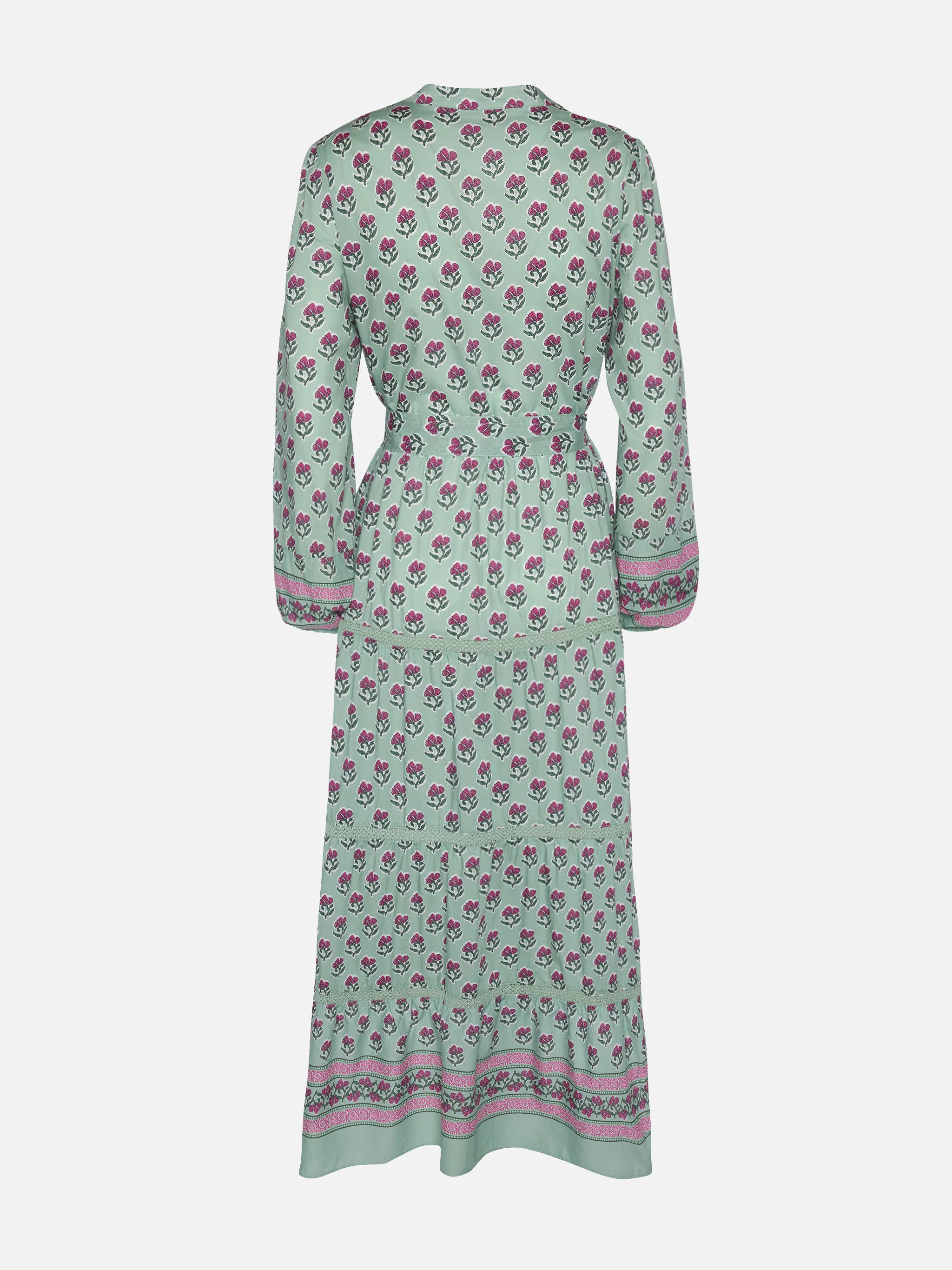 Leyde cotton maxi dress with floral print - Image 5