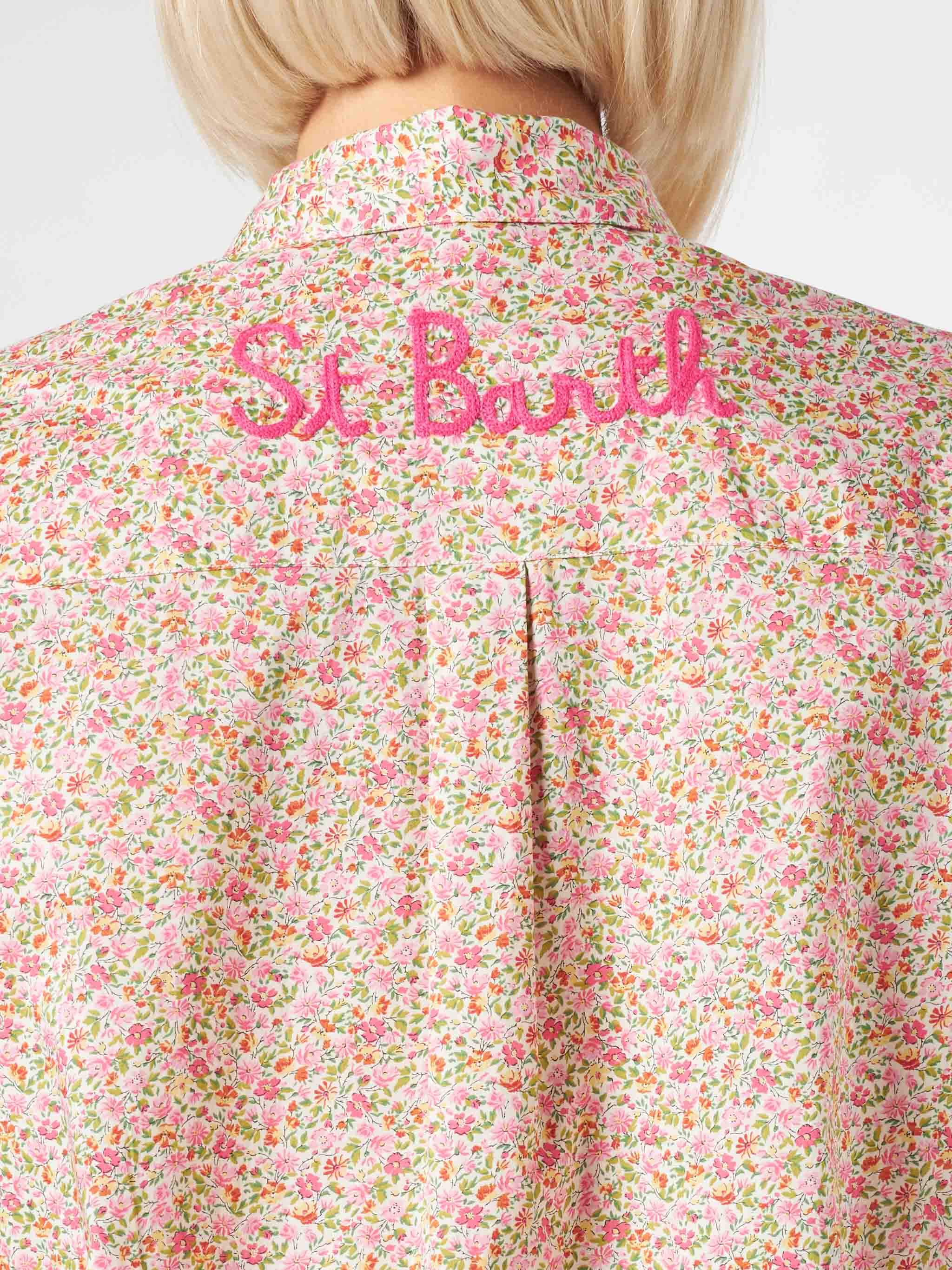 Brigitte cotton shirt with floral print | Special Edition - Image 3