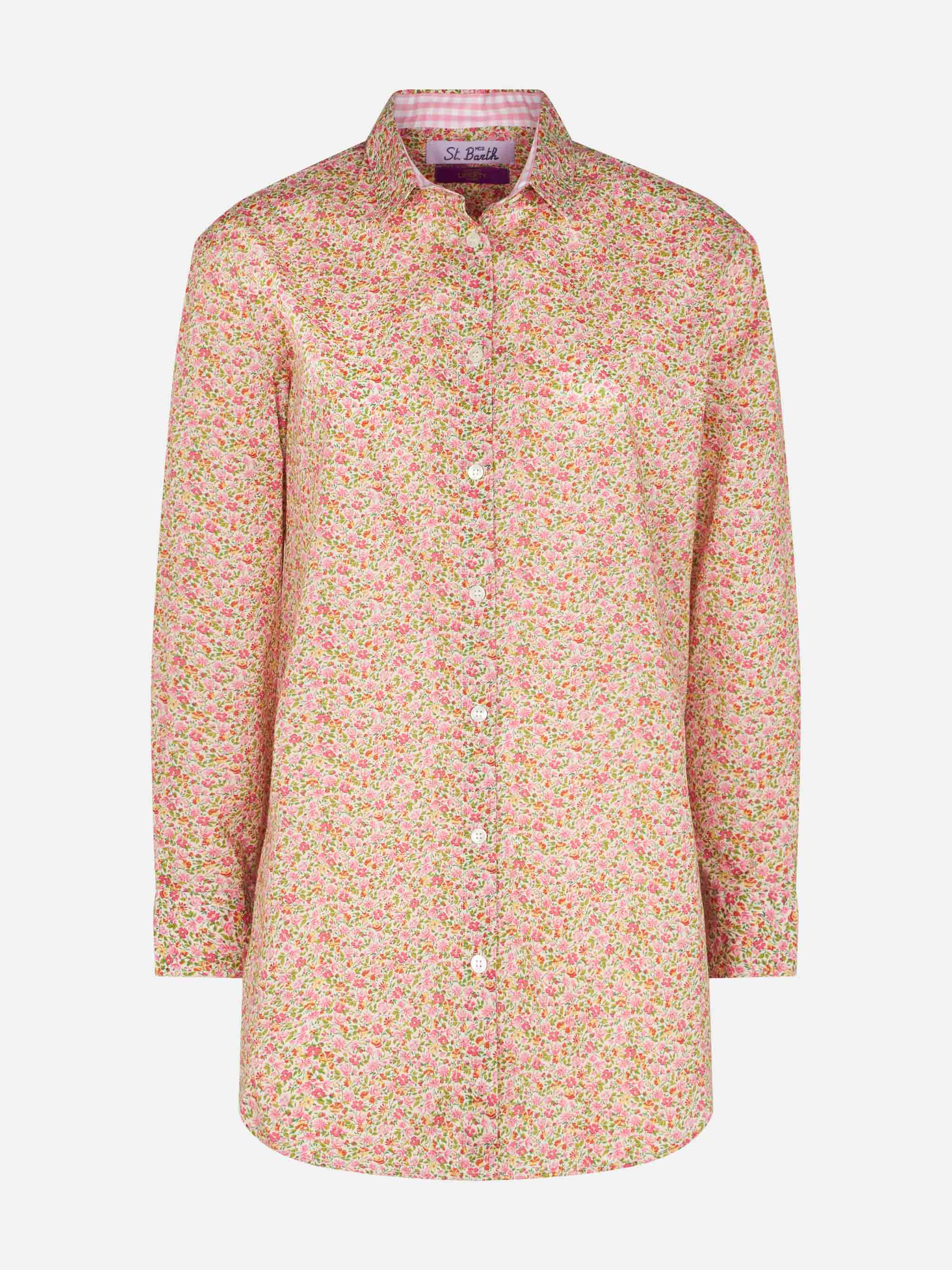 Brigitte cotton shirt with floral print | Special Edition - Image 4