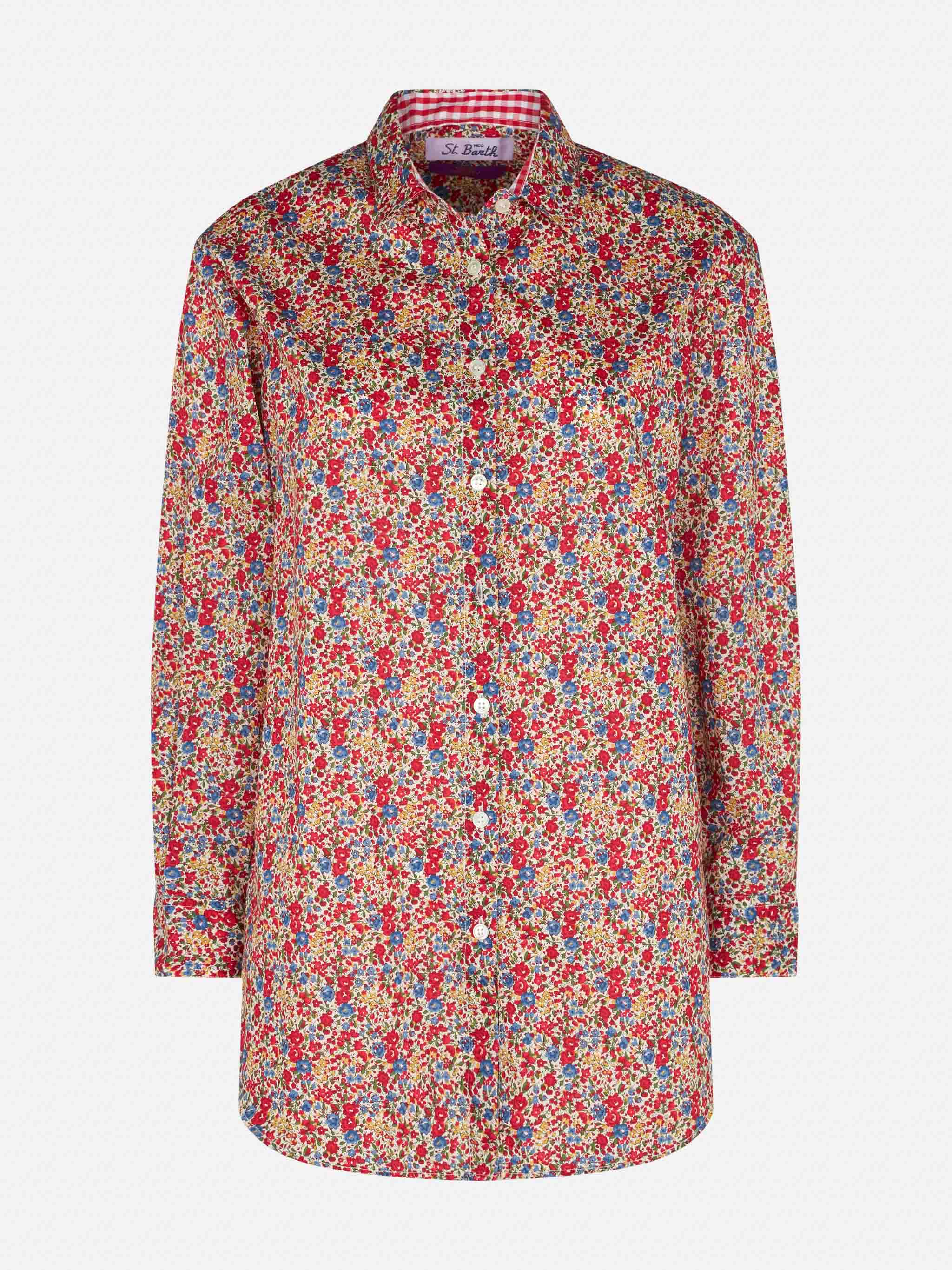 Floral Brigitte cotton shirt | Special Edition - Image 4