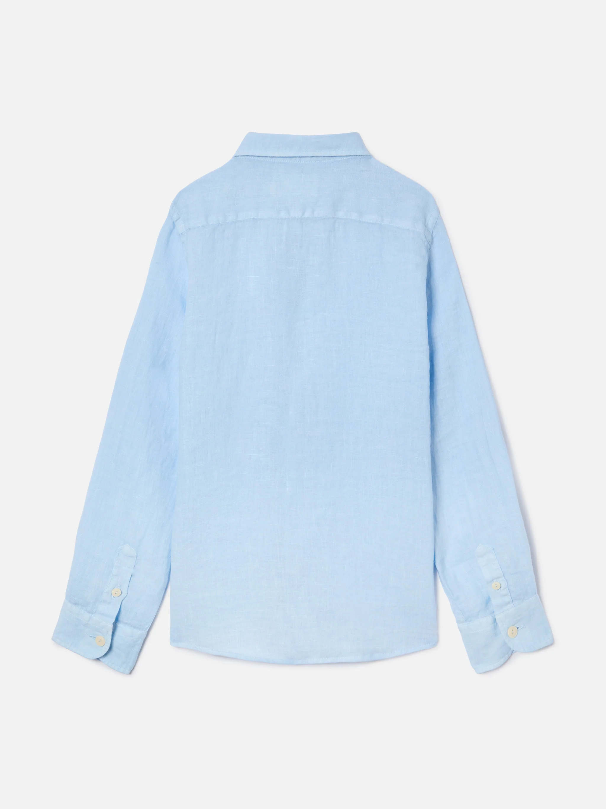 Light blue Agnes shirt in linen - Image 3