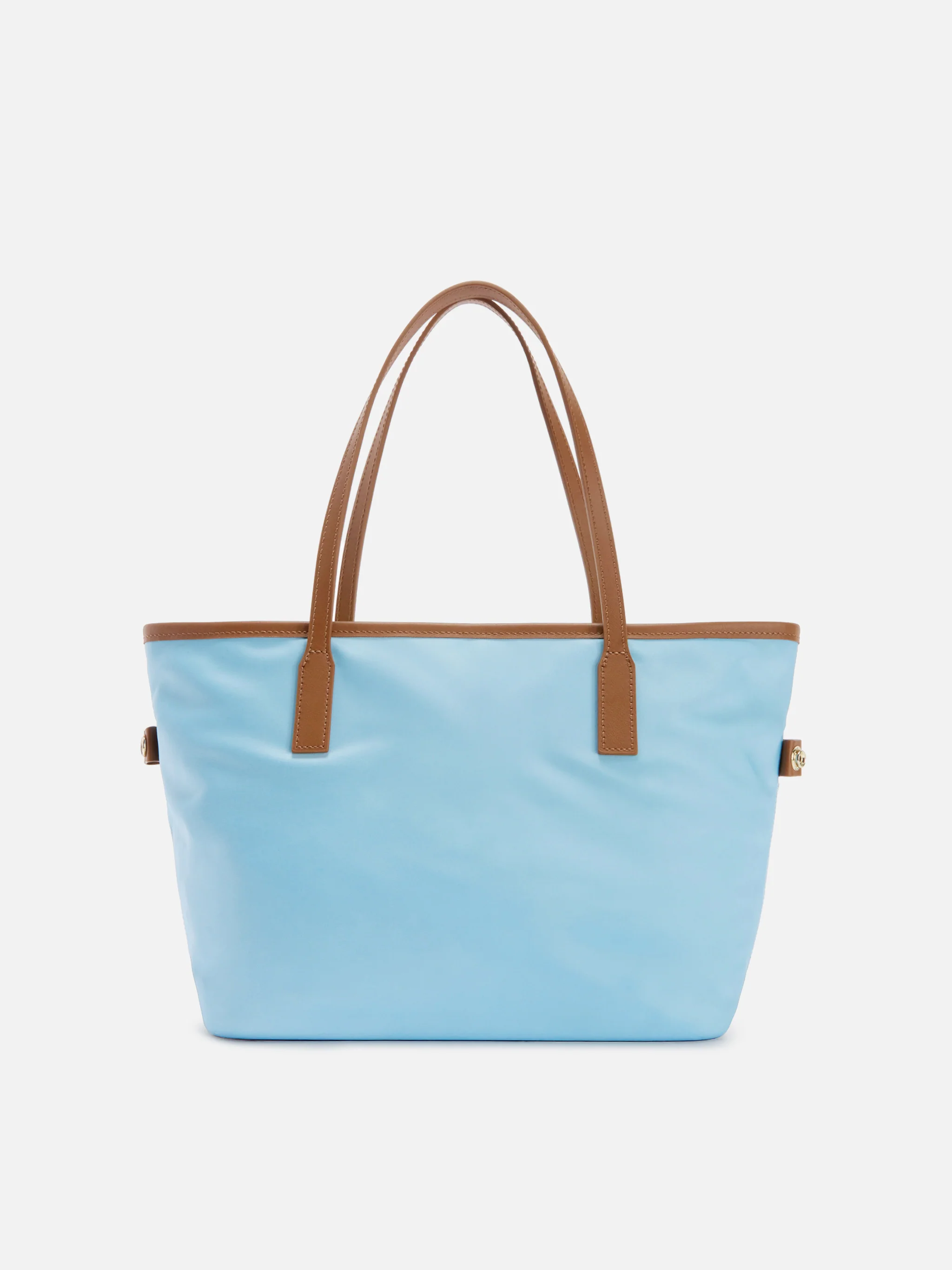 Light blue City medium nylon bag - Image 4