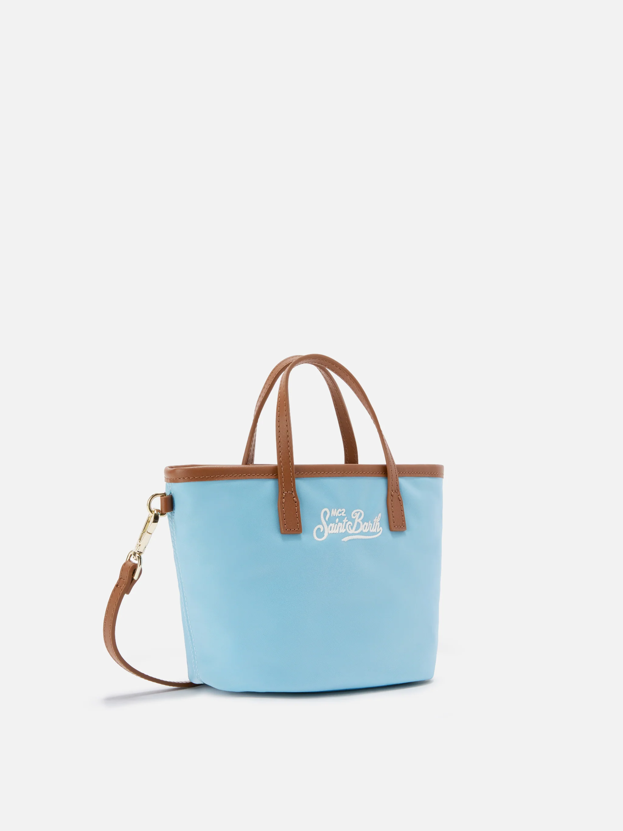 Light blue City mini nylon bag - Image 3