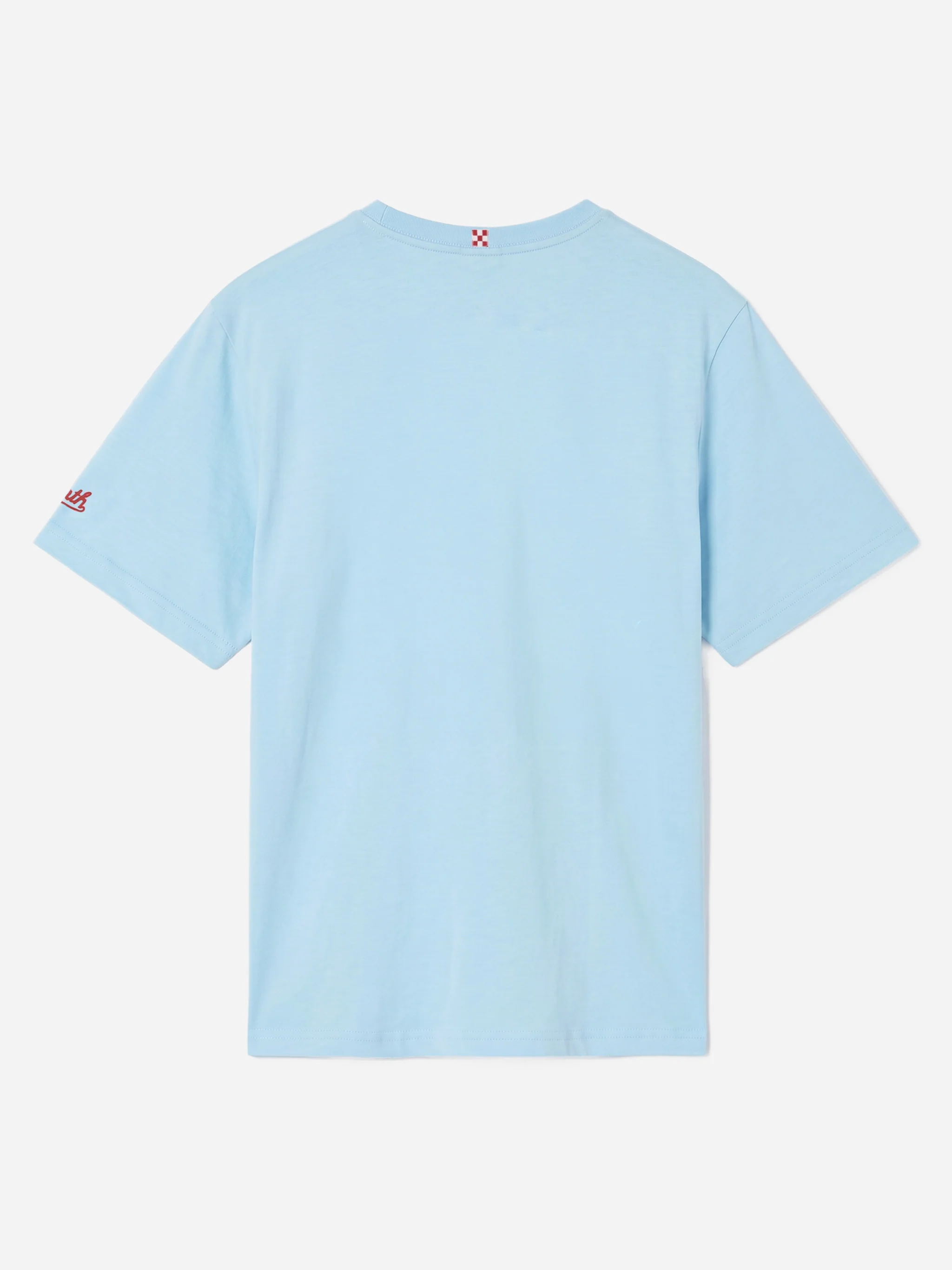 Light blue Man t-shirt with duck scooter print | Special Edition - Image 4