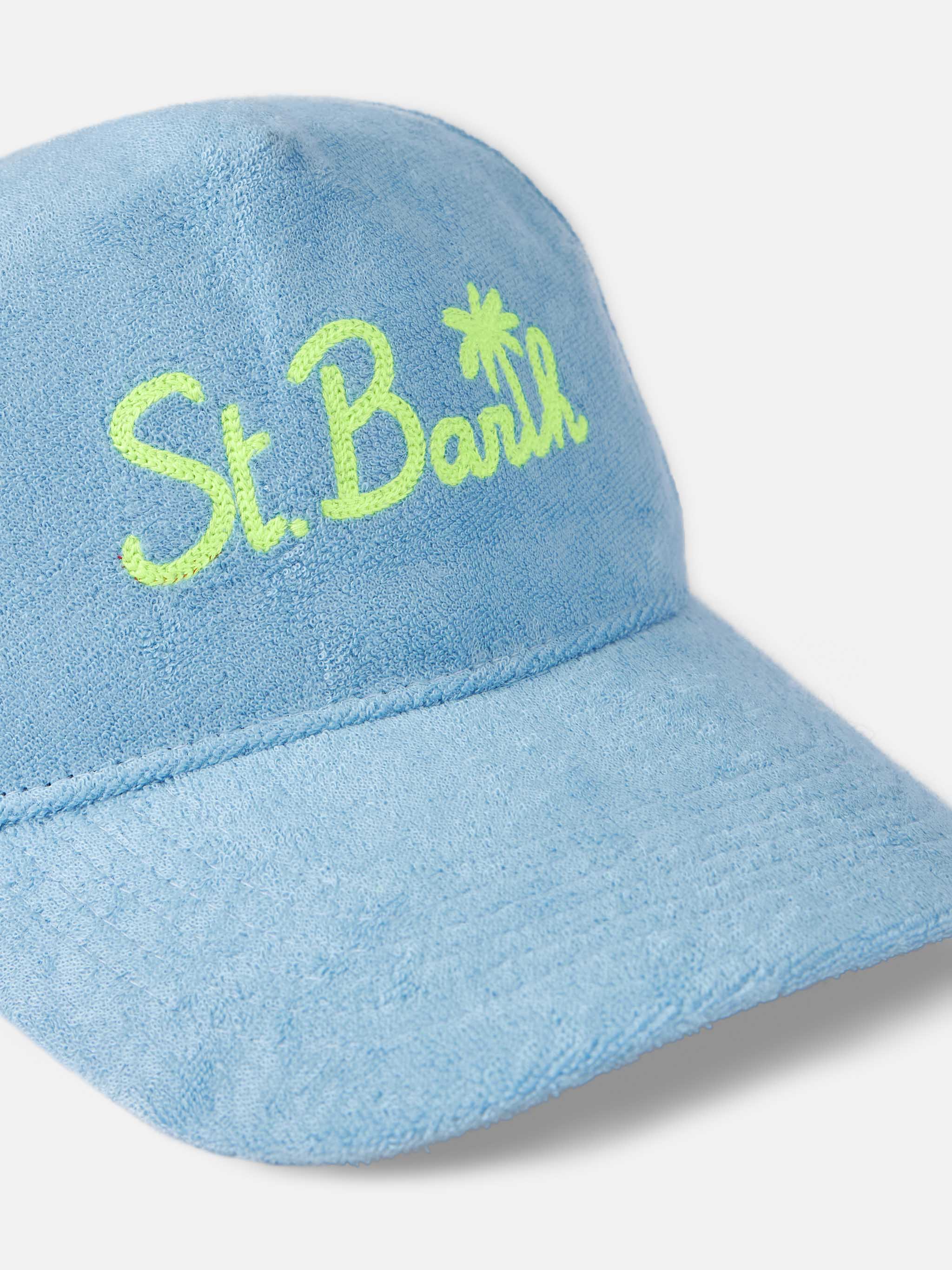 Light blue terry ball cap Matthew - Image 3