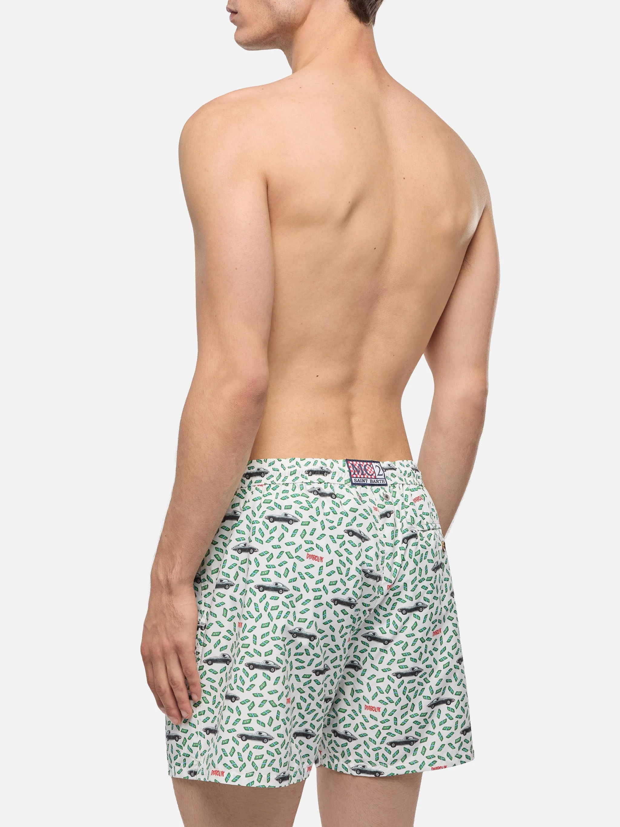 Lighting Micro Fantasy Diabolik print swim shorts | Special Edition - Image 4