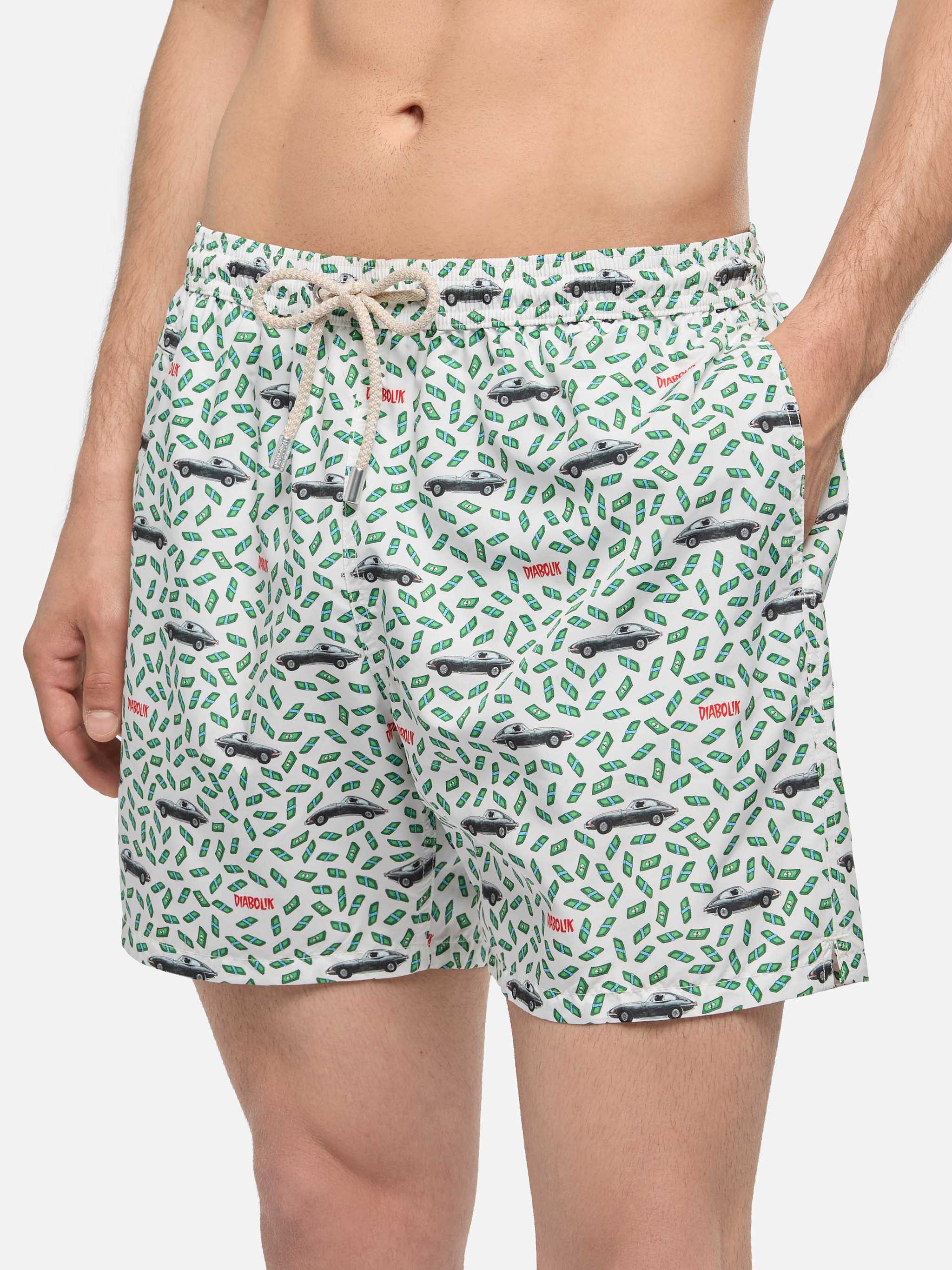 Lighting Micro Fantasy Diabolik print swim shorts | Special Edition - Image 6