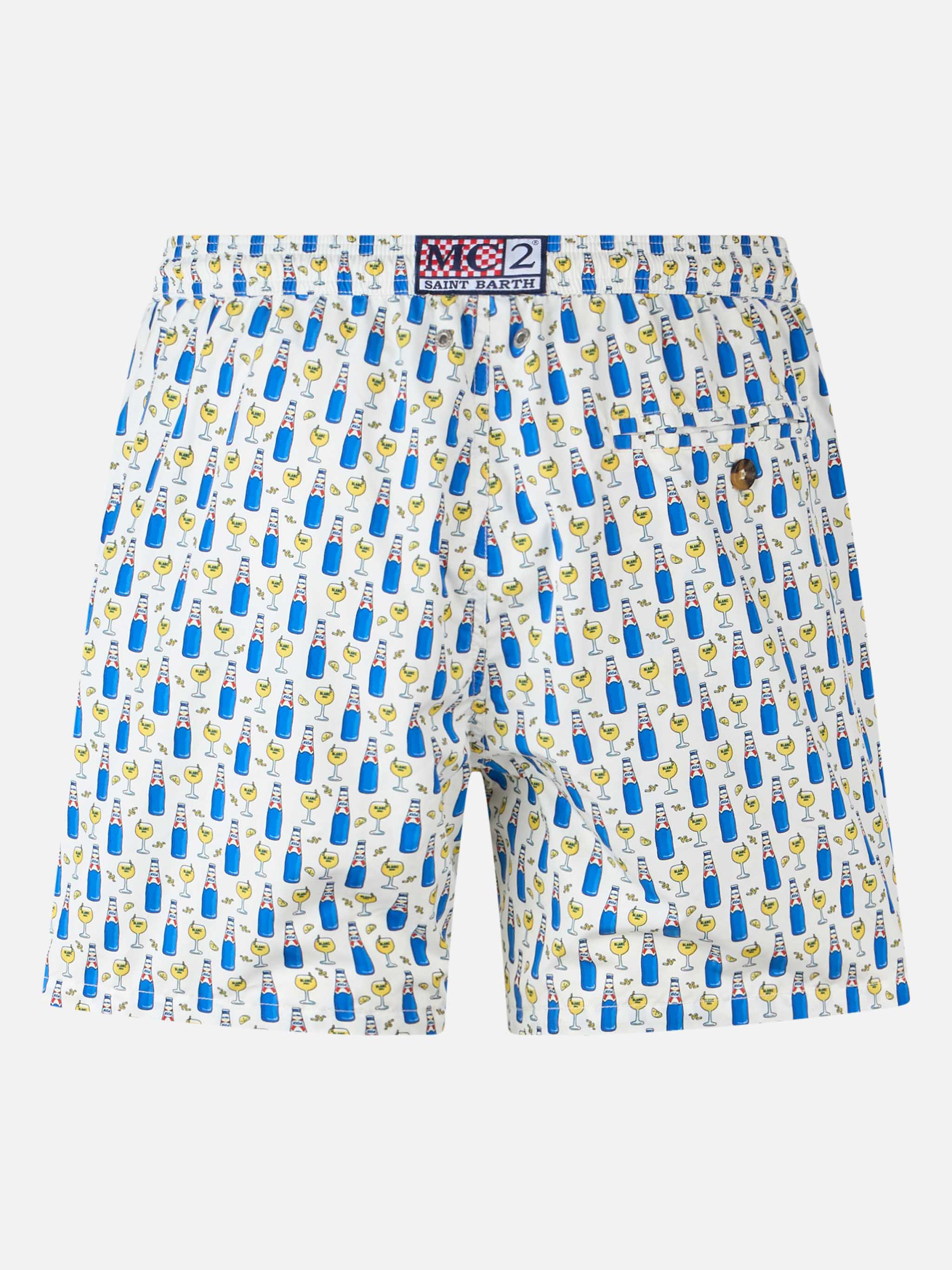 Lighting Micro Fantasy swim shorts with Blanc 1664 print | Special Edition - Image 2