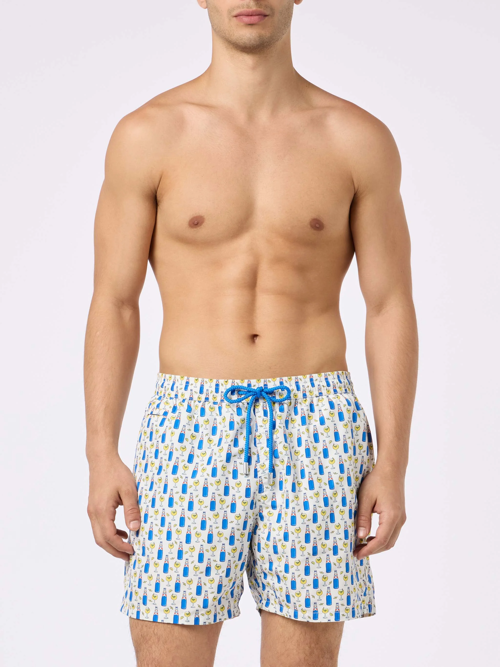 Lighting Micro Fantasy swim shorts with Blanc 1664 print | Special Edition - Image 3