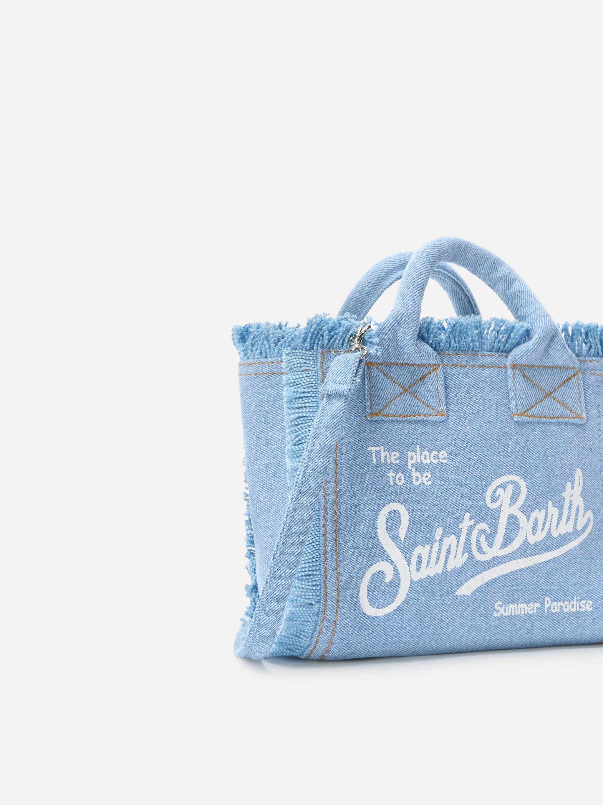 Light wash denim Vanity mini bag - Image 3